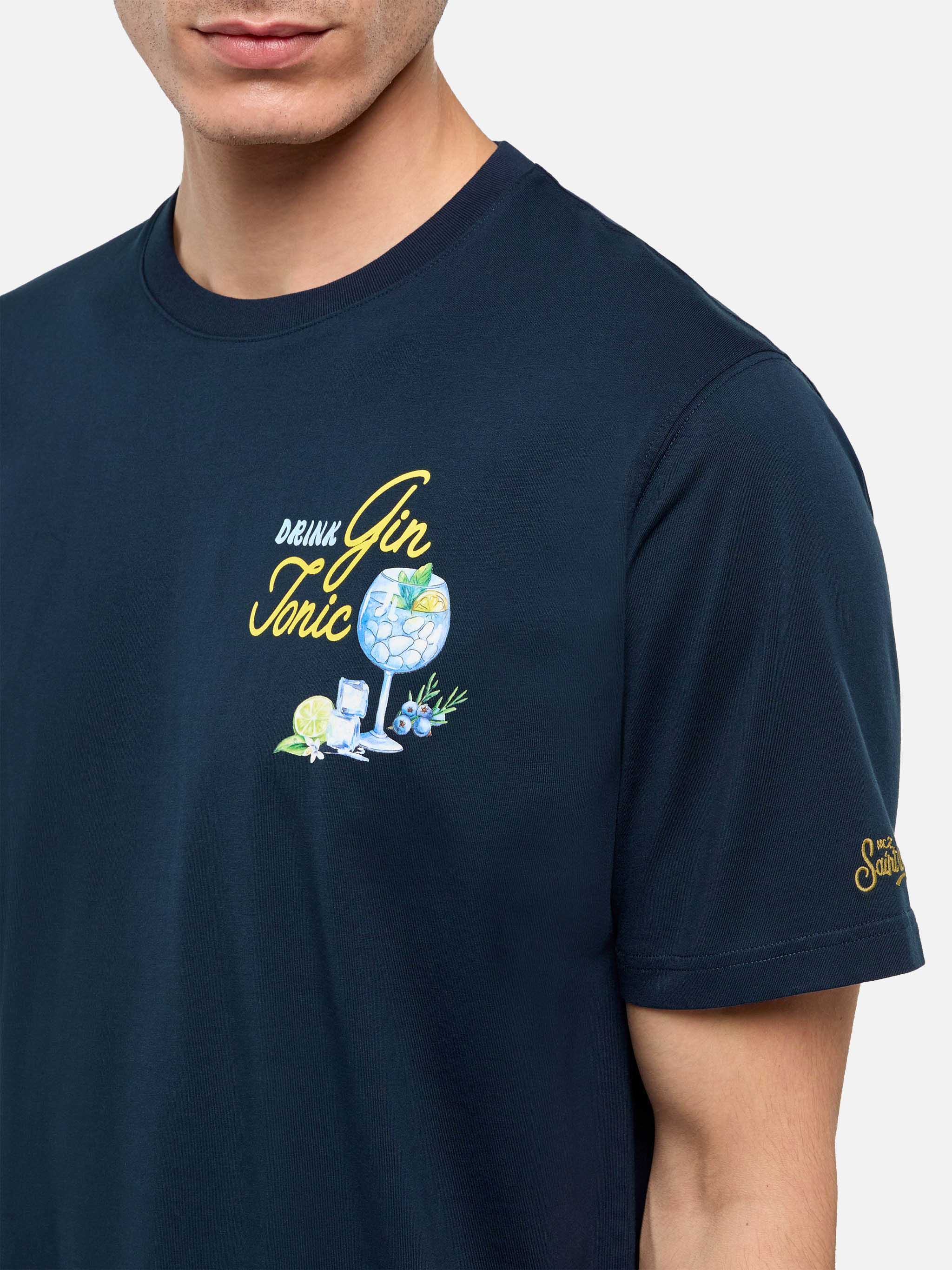 T-shirt with gin tonic print - Image 2