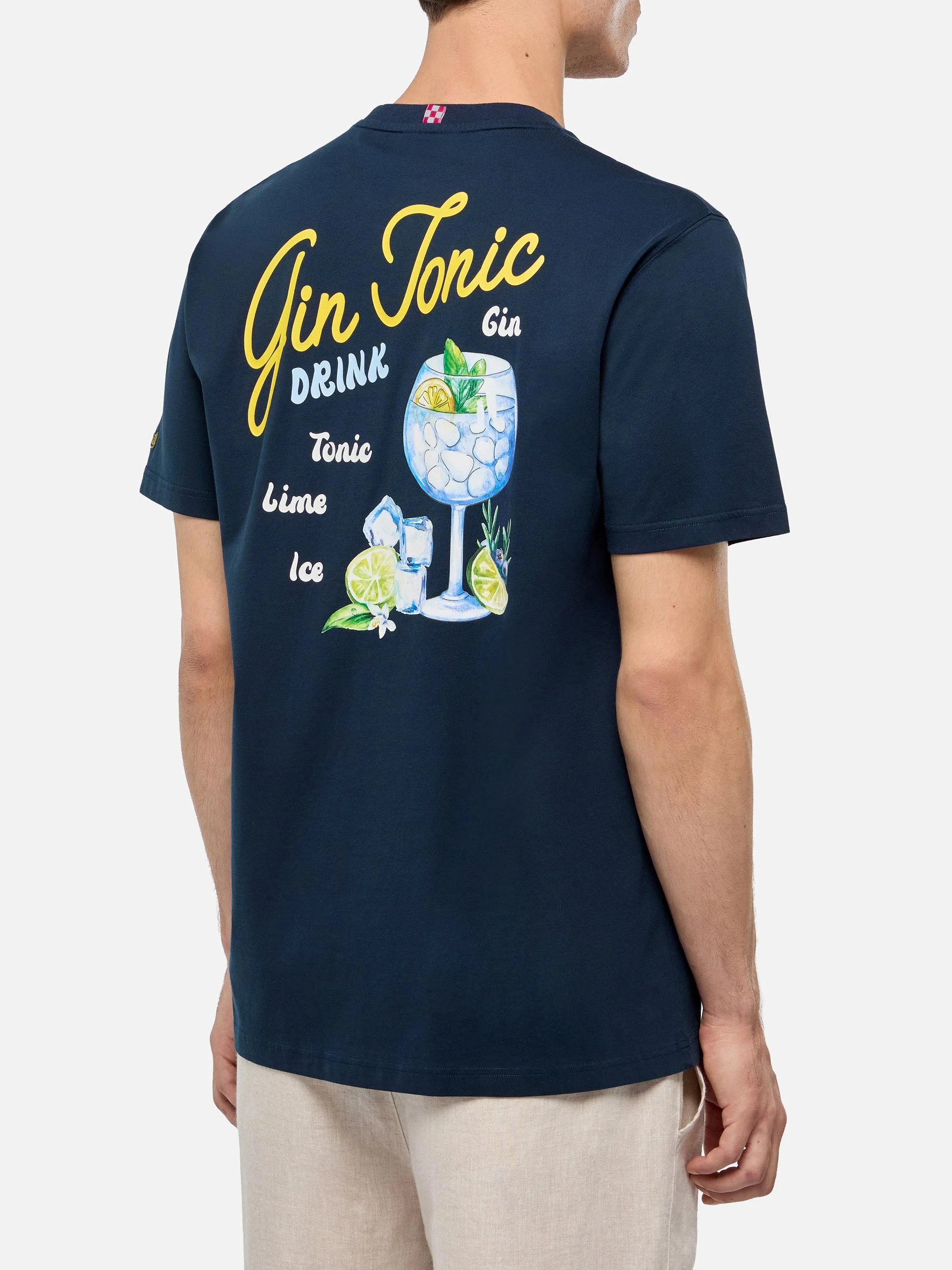 T-shirt with gin tonic print - Image 4