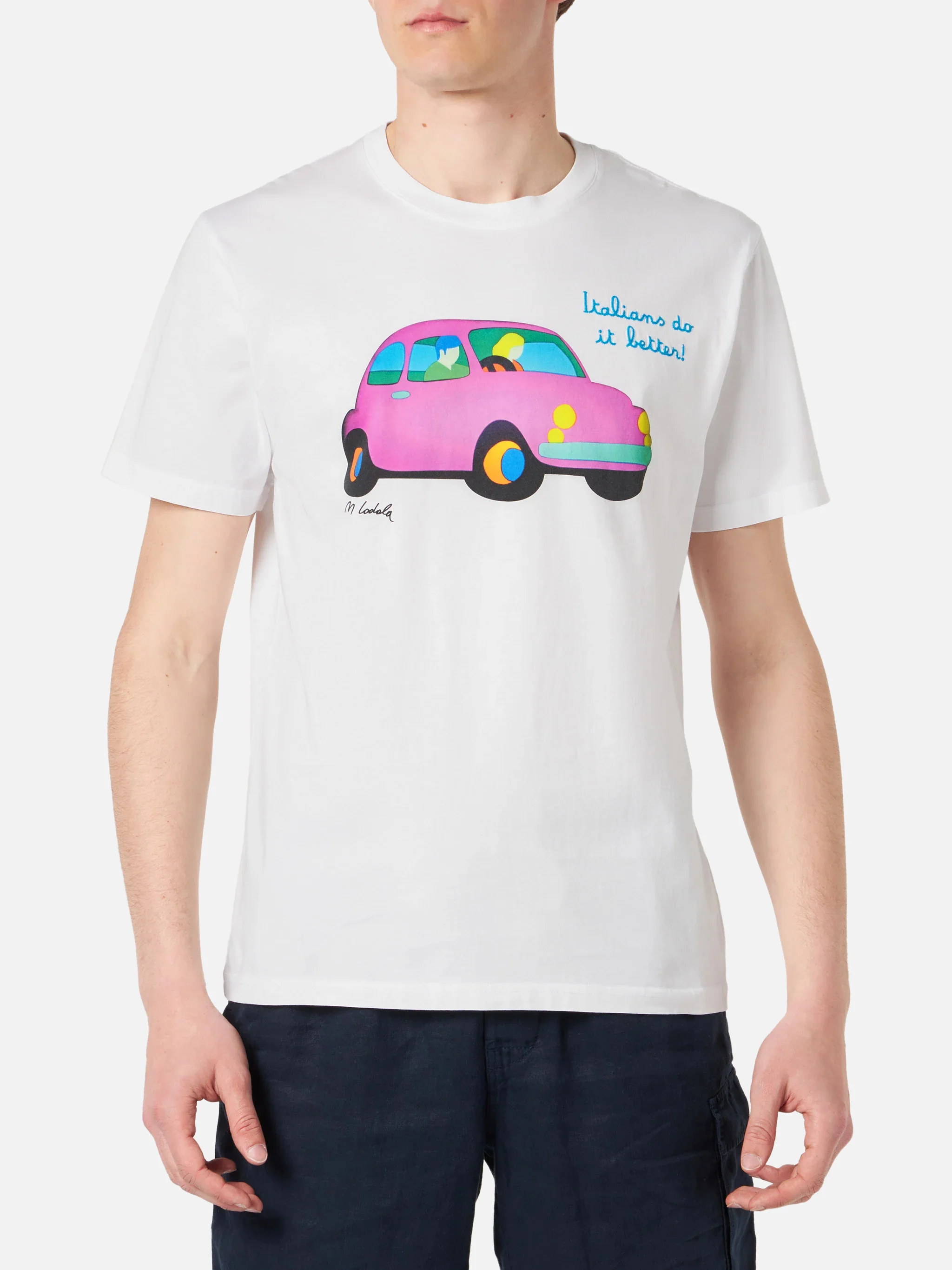 T-shirt with Lodola car print | Special Edition - Image 3