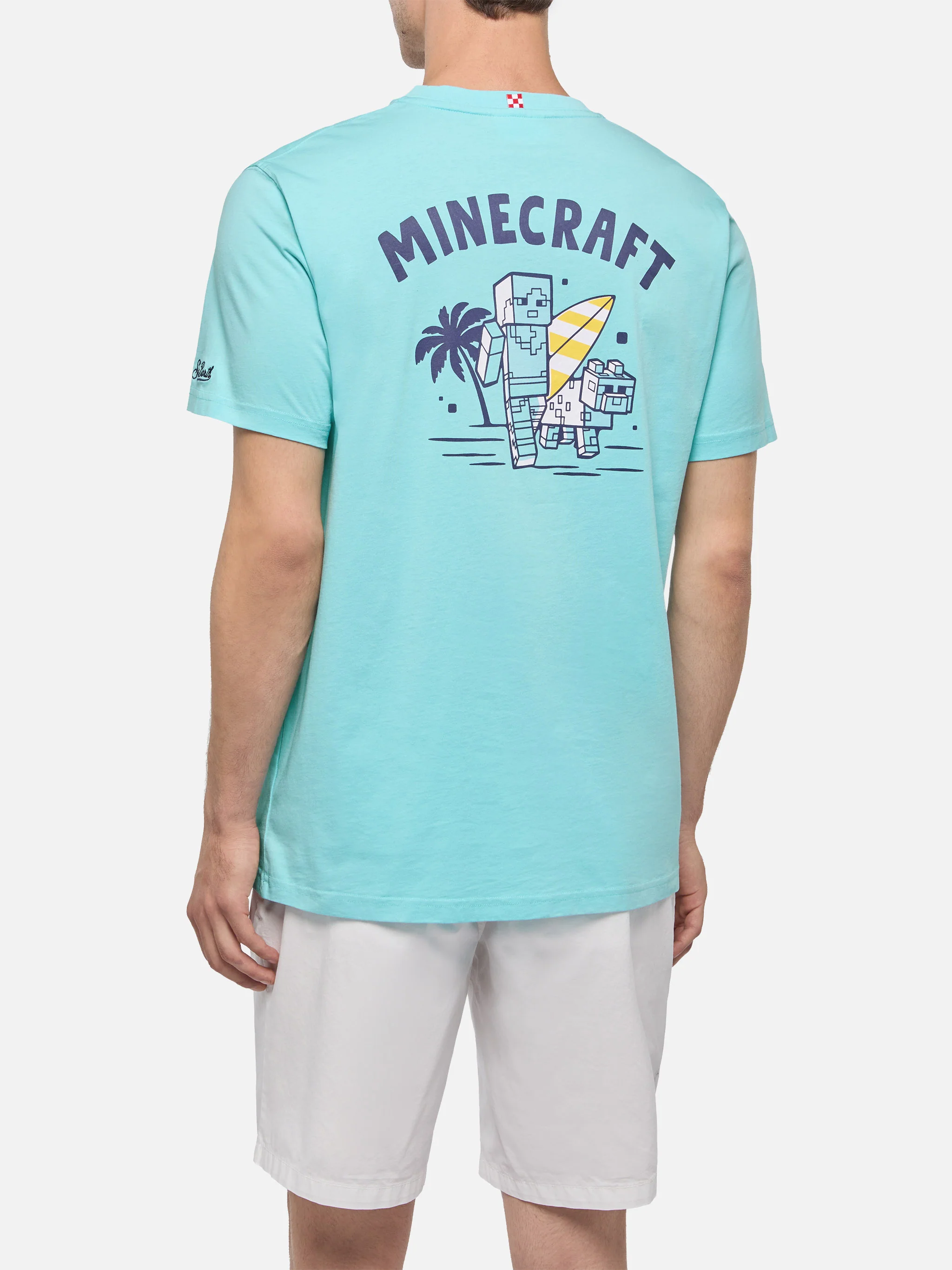 T-shirt with Minecraft in St. Barth print | Special Edition - Image 3