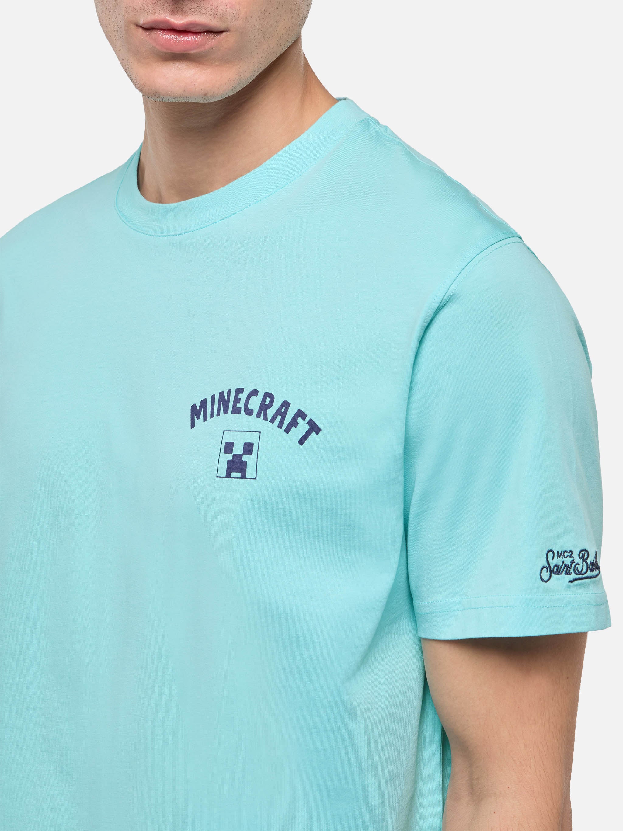 T-shirt with Minecraft in St. Barth print | Special Edition - Image 4