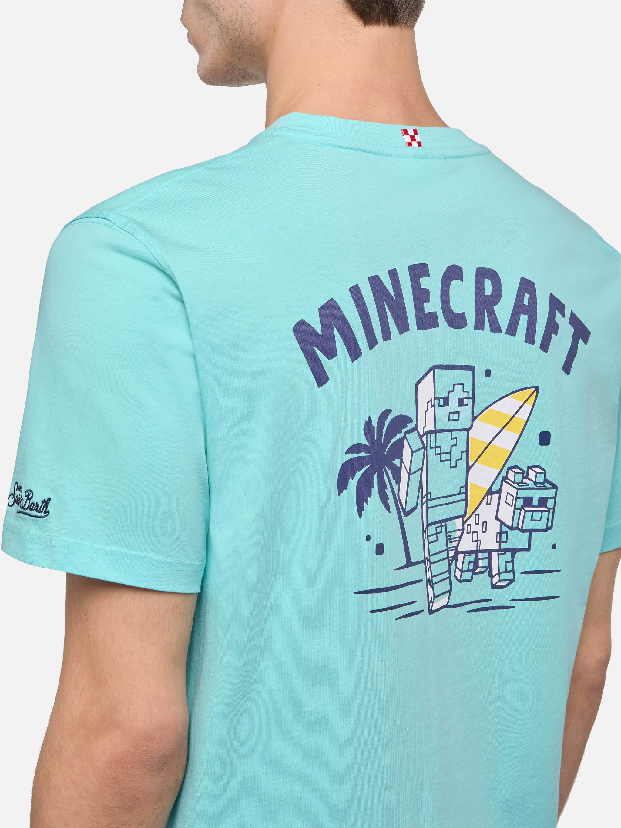 T-shirt with Minecraft in St. Barth print | Special Edition - Image 5