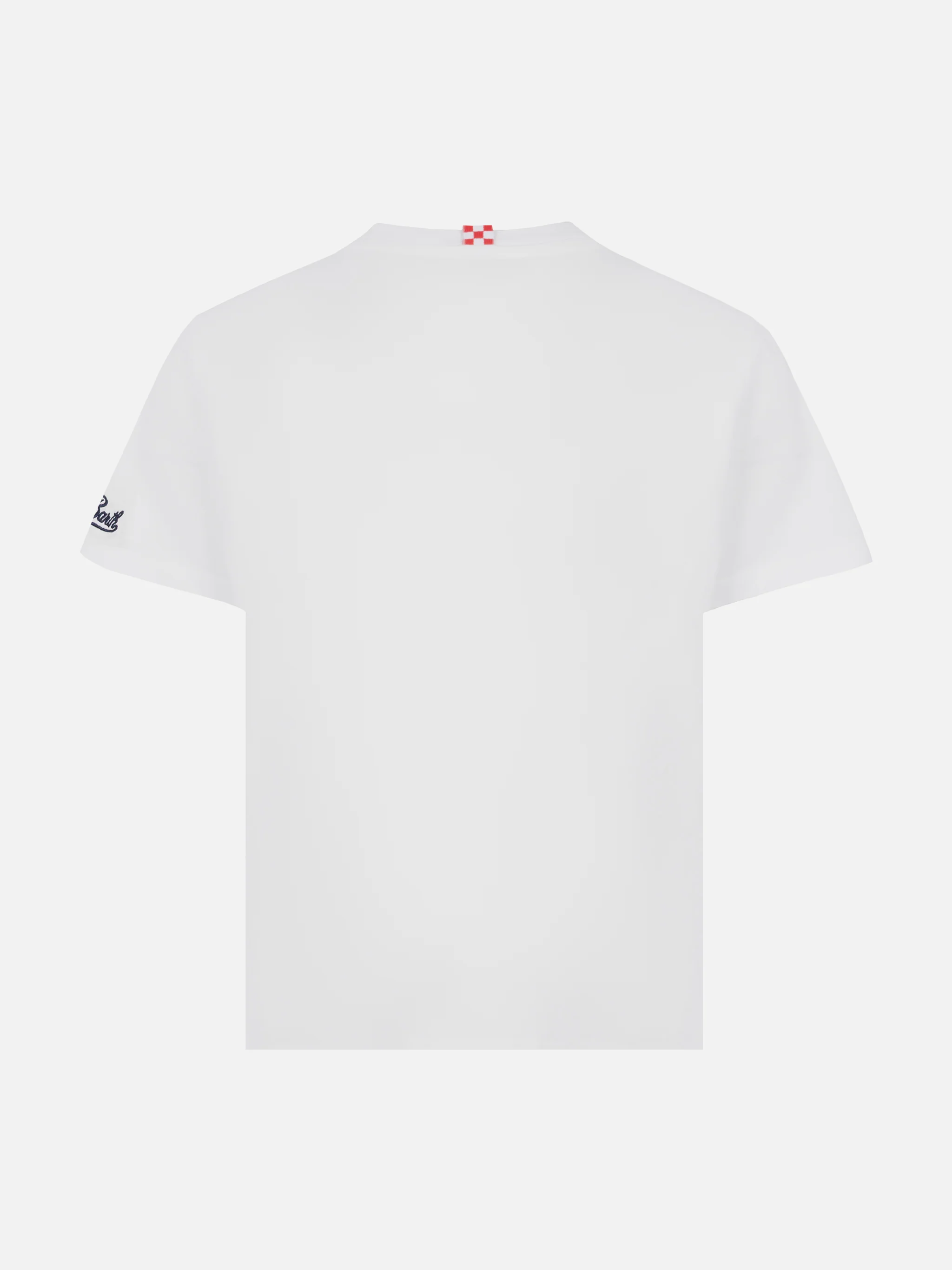 Cotton t-shirt with My Dad is my hero embroidery - Image 3