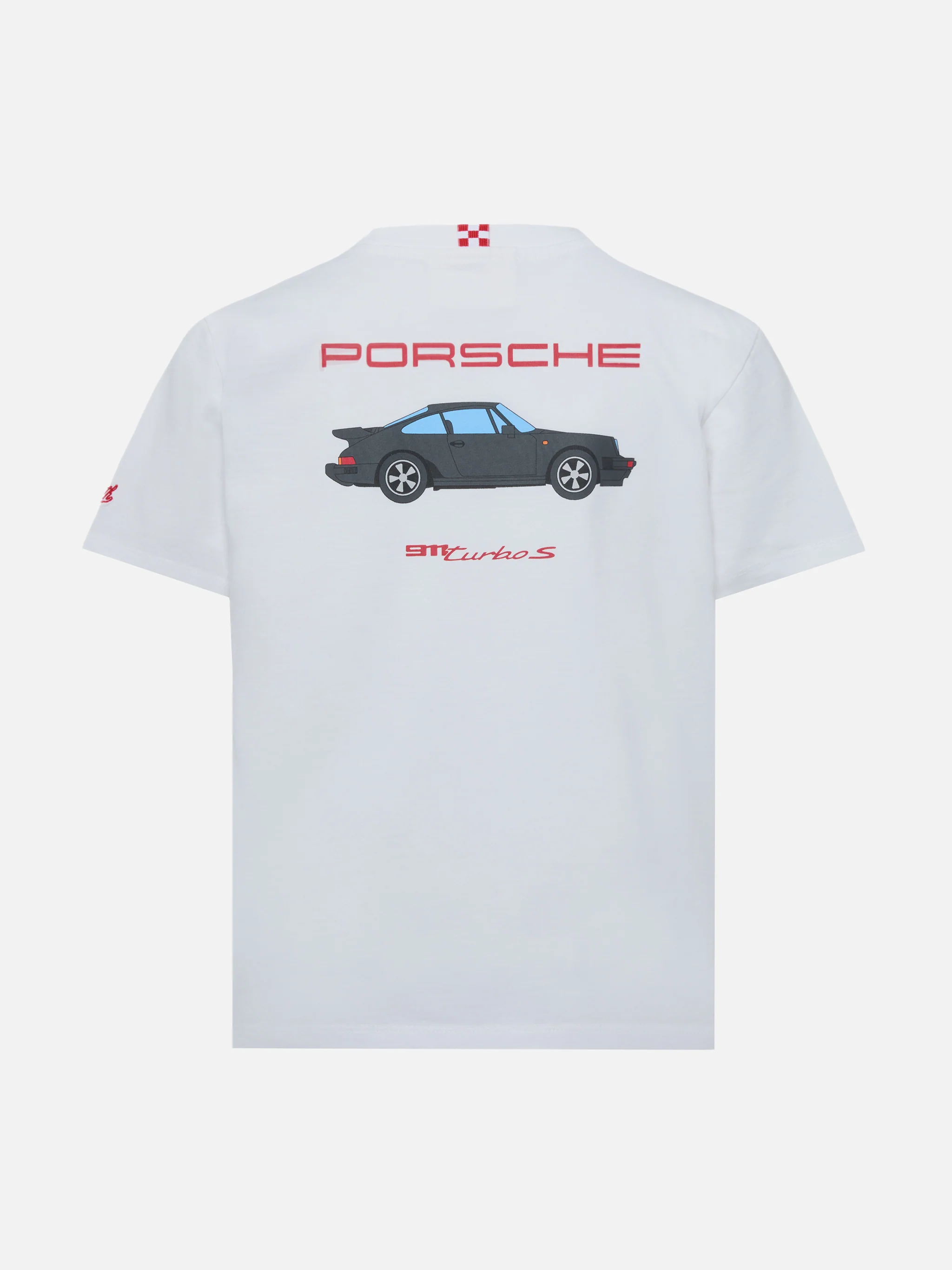 Cotton t-shirt with Porsche 911 turbo S print | PORSCHE SPECIAL EDITION - Image 2