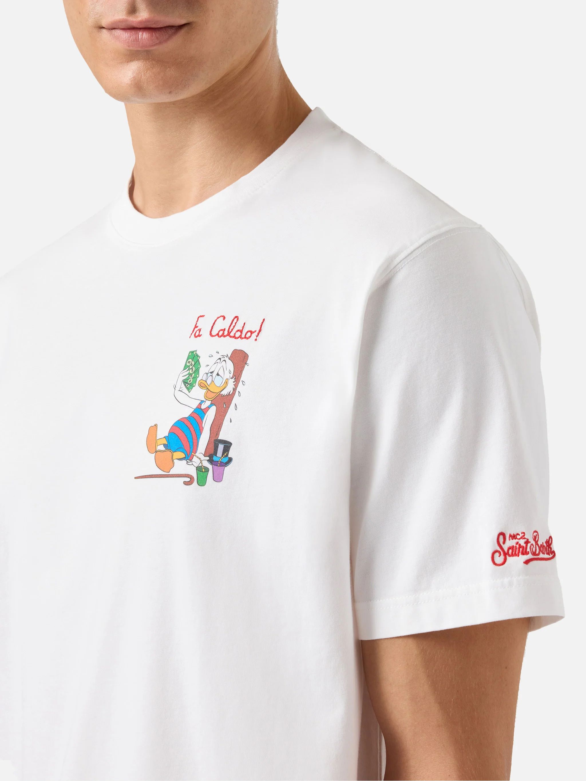 T-shirt with Scrooge print and Fa caldo embroidery | Special Edition - Image 2