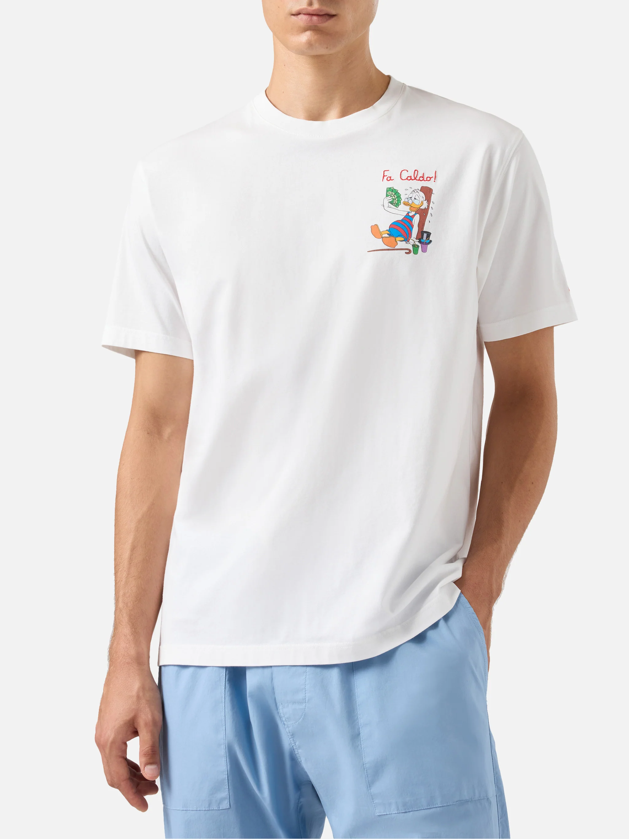 T-shirt with Scrooge print and Fa caldo embroidery | Special Edition - Image 3