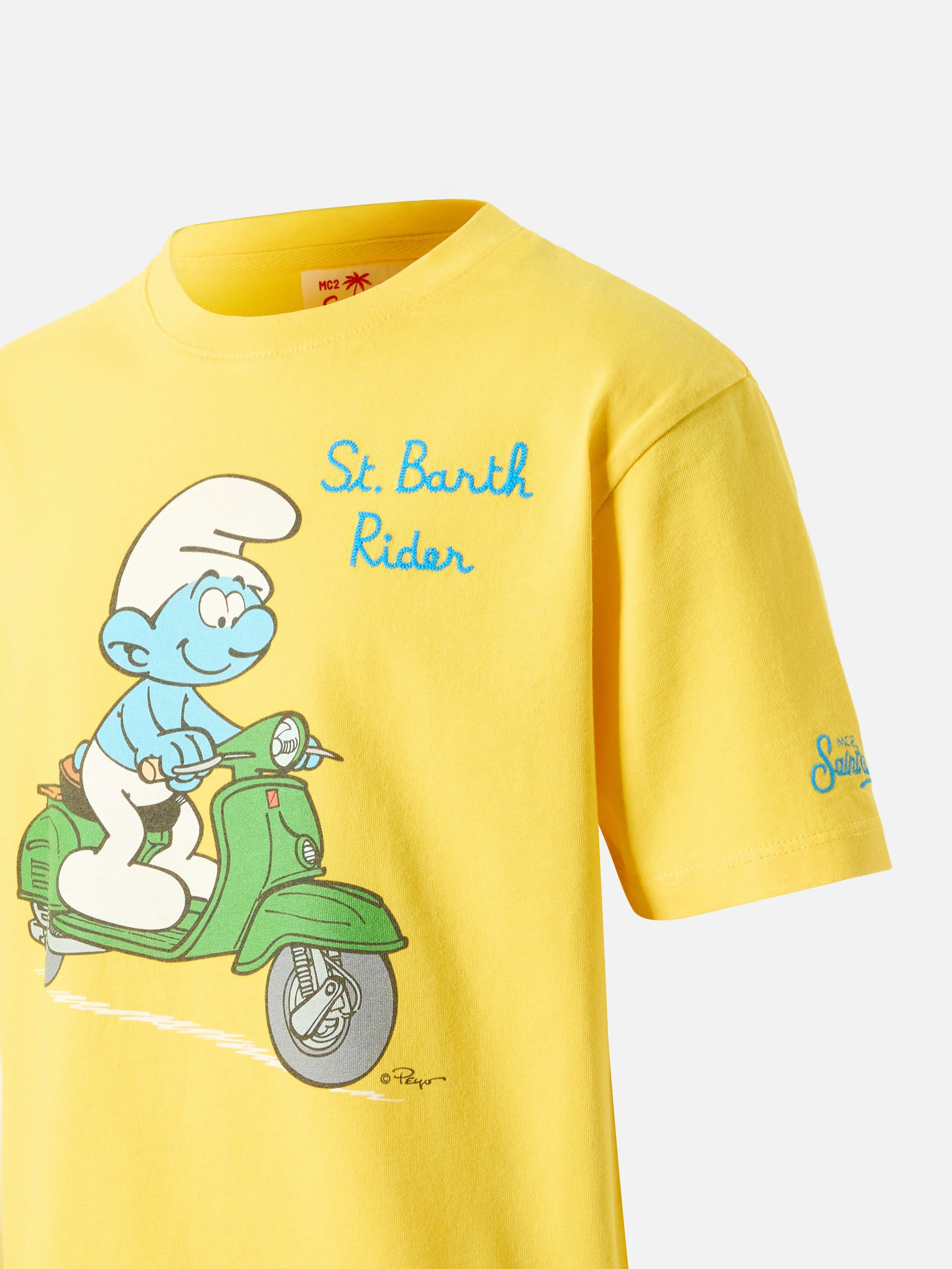 Cotton t-shirt with Smurf print | THE SMURF SPECIAL EDITION - Image 3