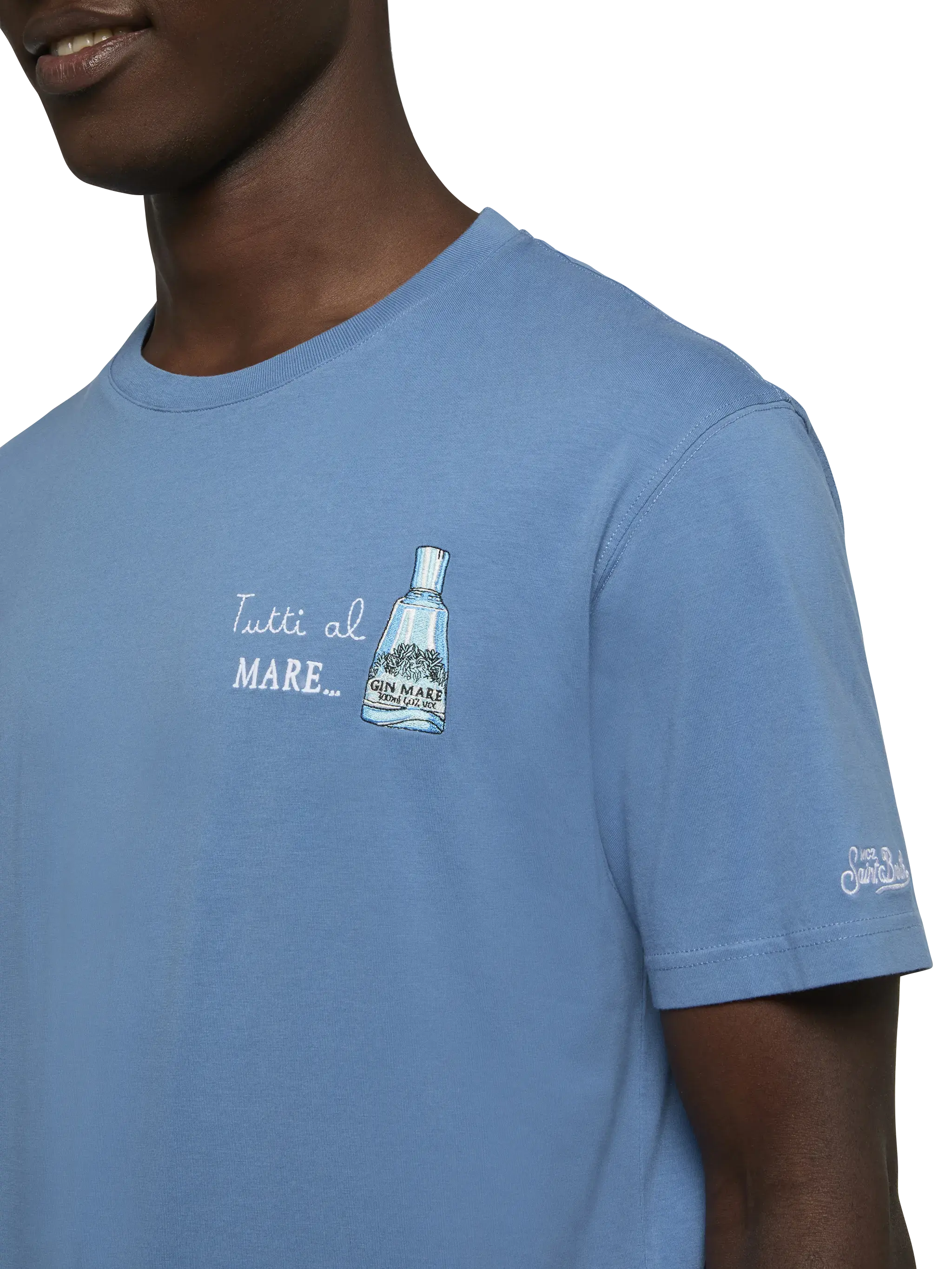T-shirt with Tutti al Mare print and embroidery | Special Edition - Image 2