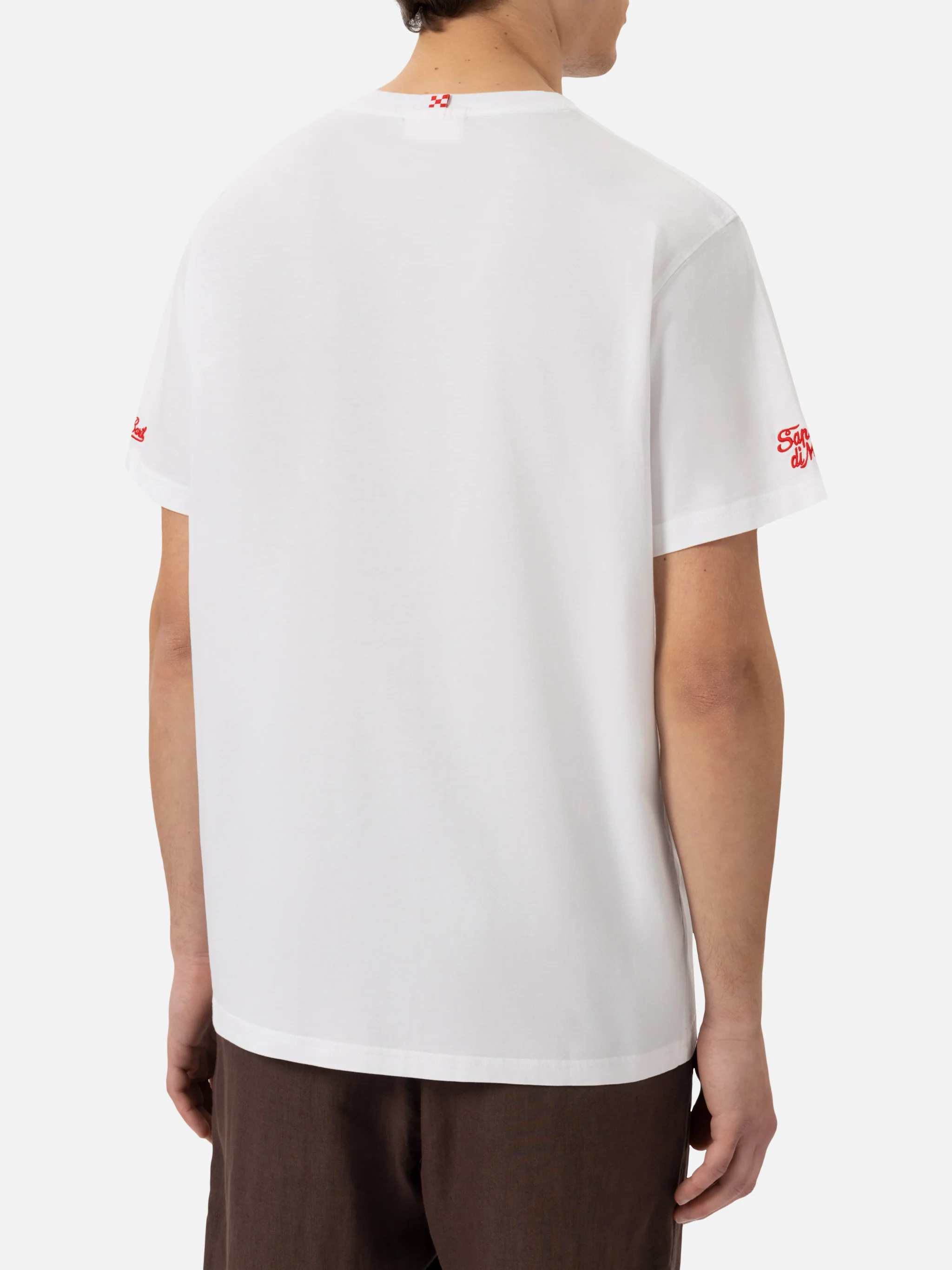 T-shirt with Vado al mare per... embroidery | Special Edition - Image 4