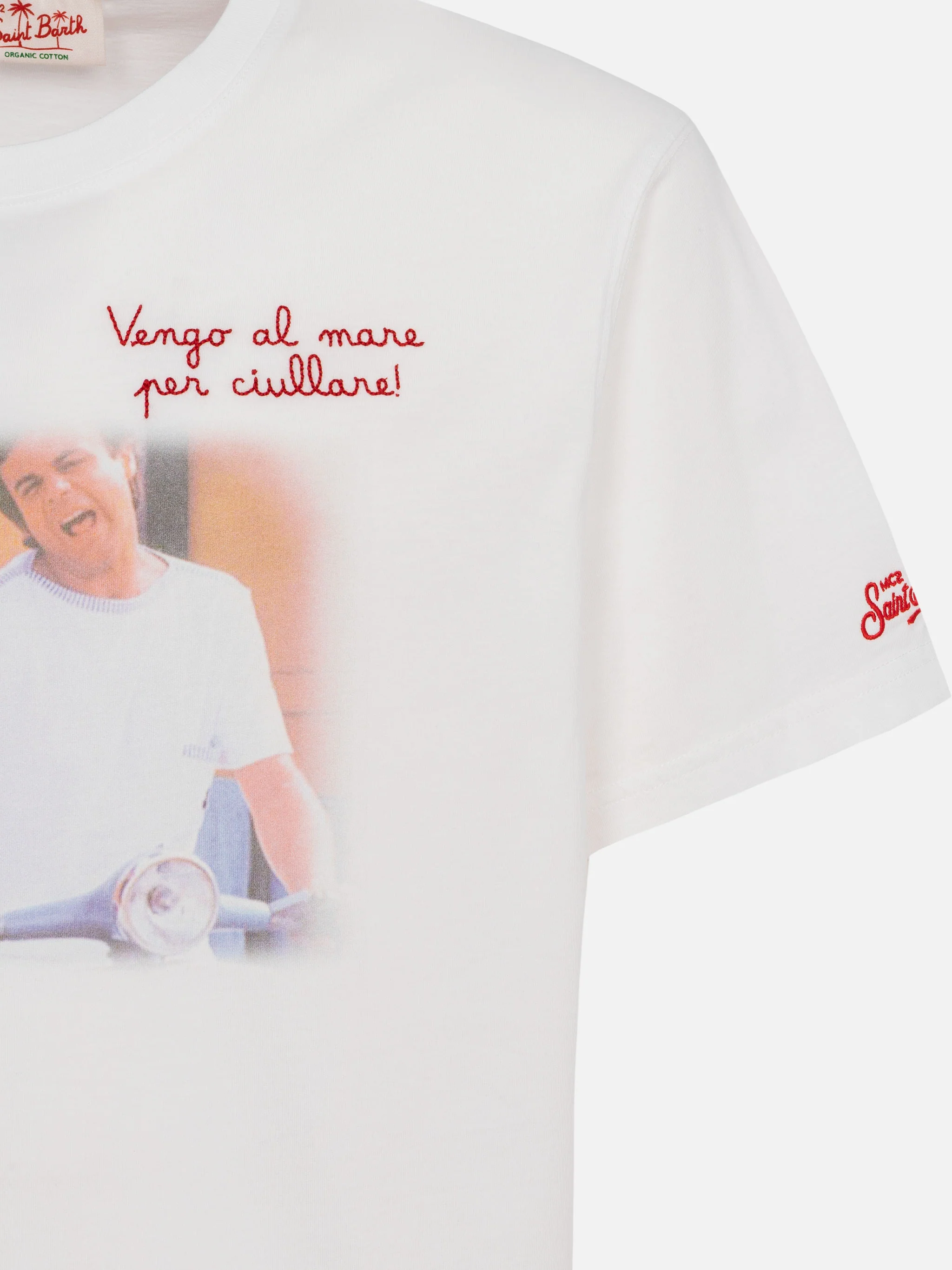T-shirt with Vado al mare per... embroidery | Special Edition - Image 5