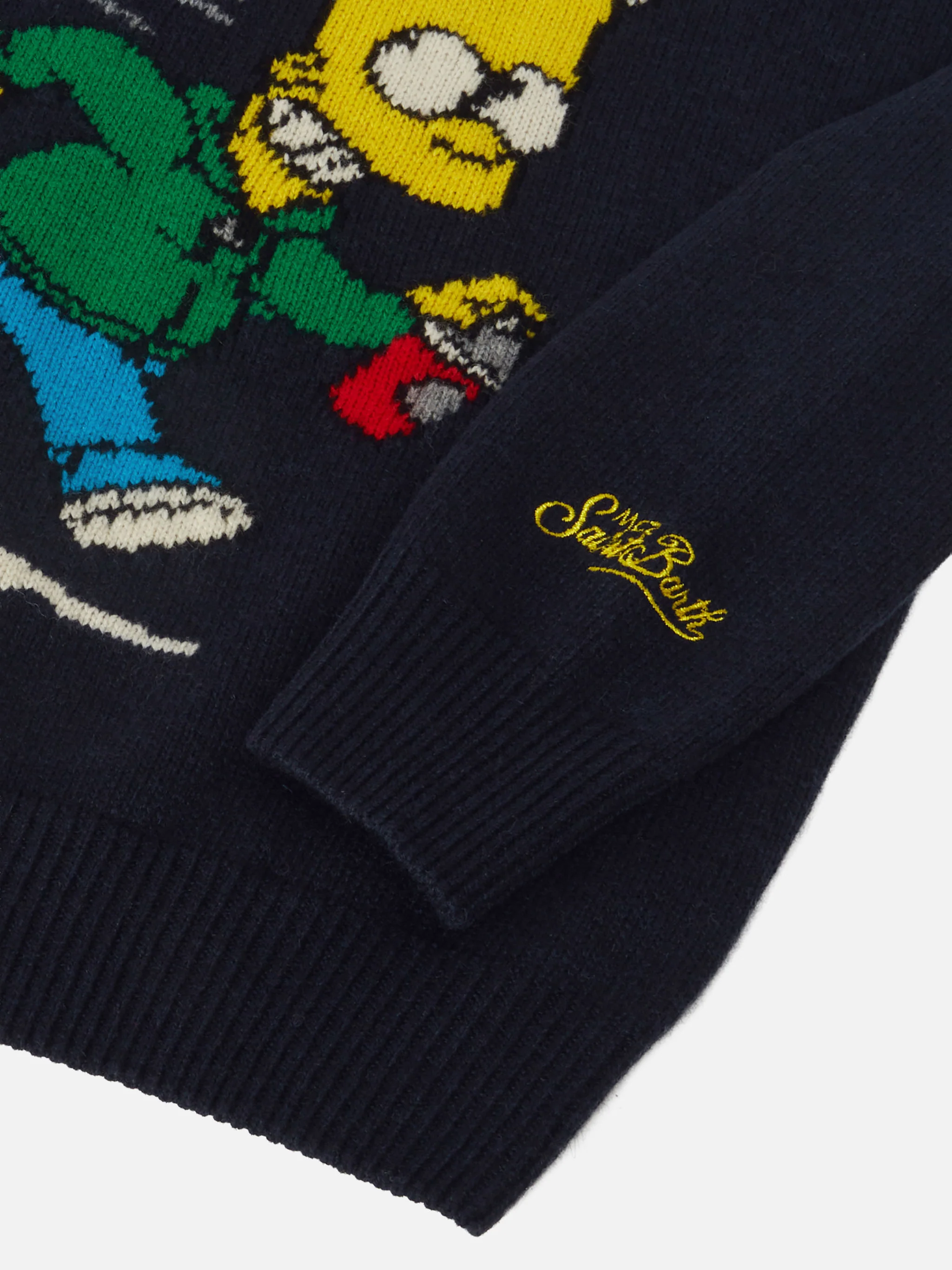 Crewneck  Douglas with Barth Simpson jacquard and embroidery | THE SIMPSON SPECIAL EDITION - Image 4