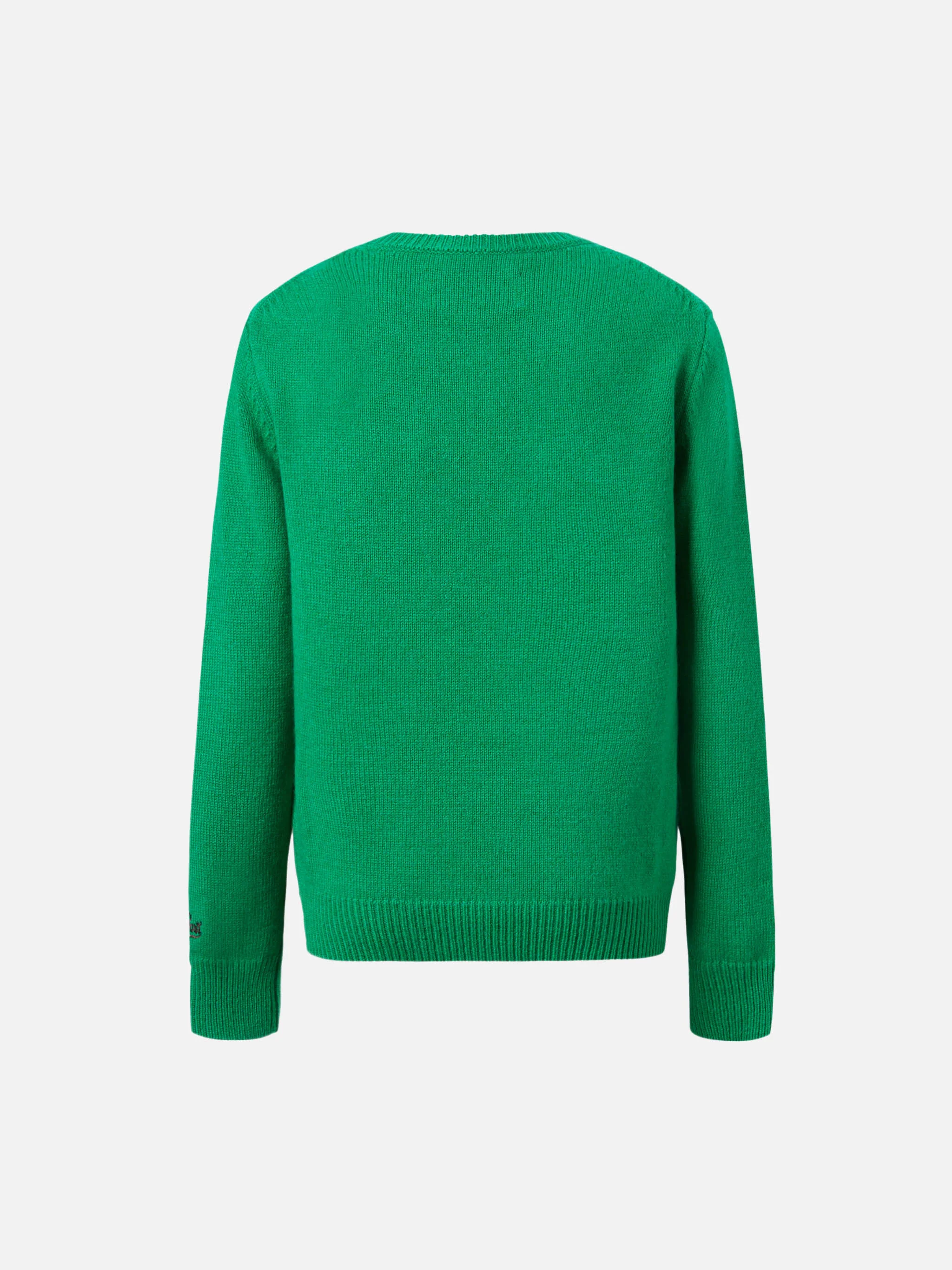 Crewneck  Douglas with Christmas dog jacquard - Image 4