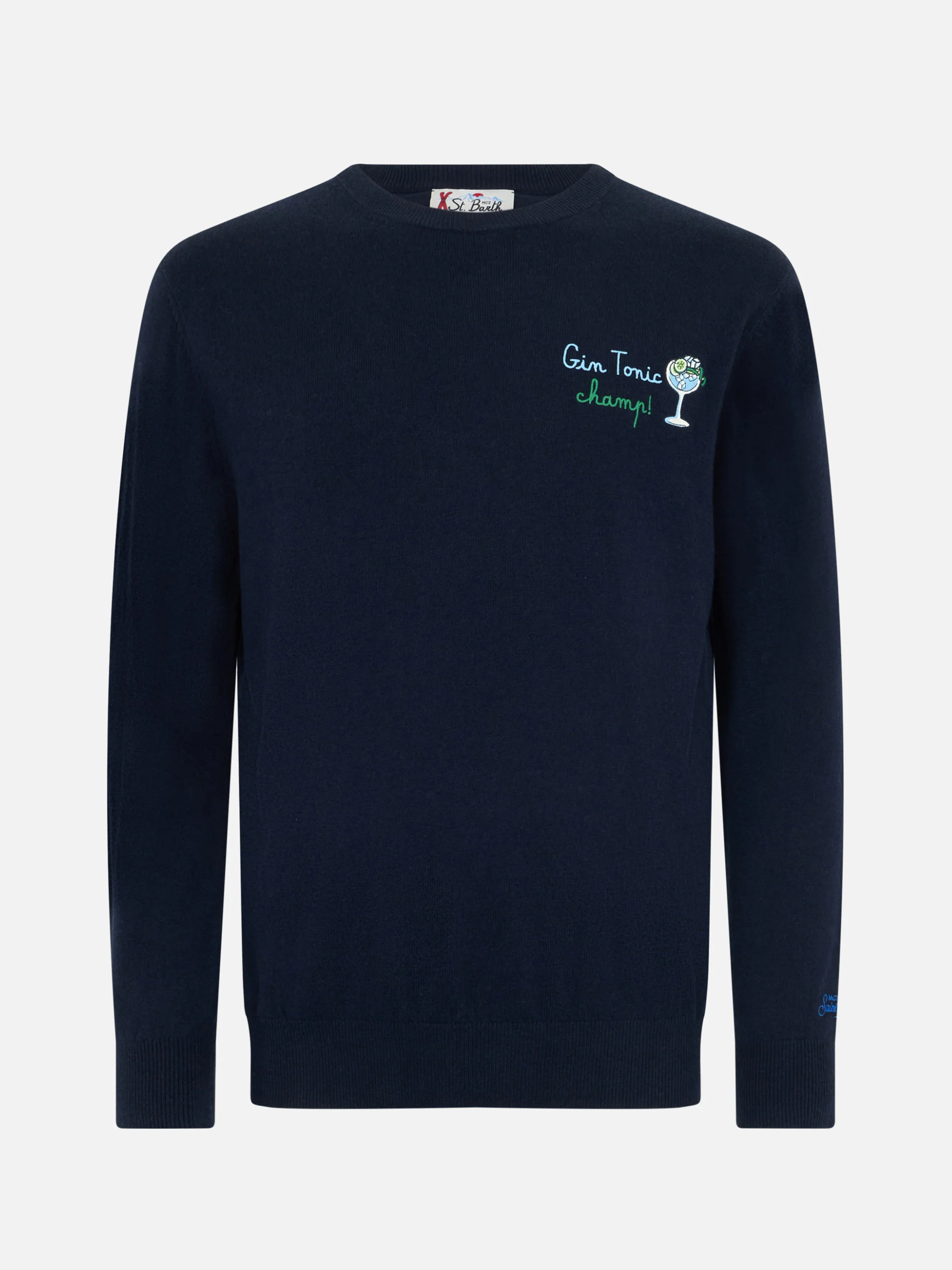 Crewneck Heron with Gin tonic champ embroidery - Image 4
