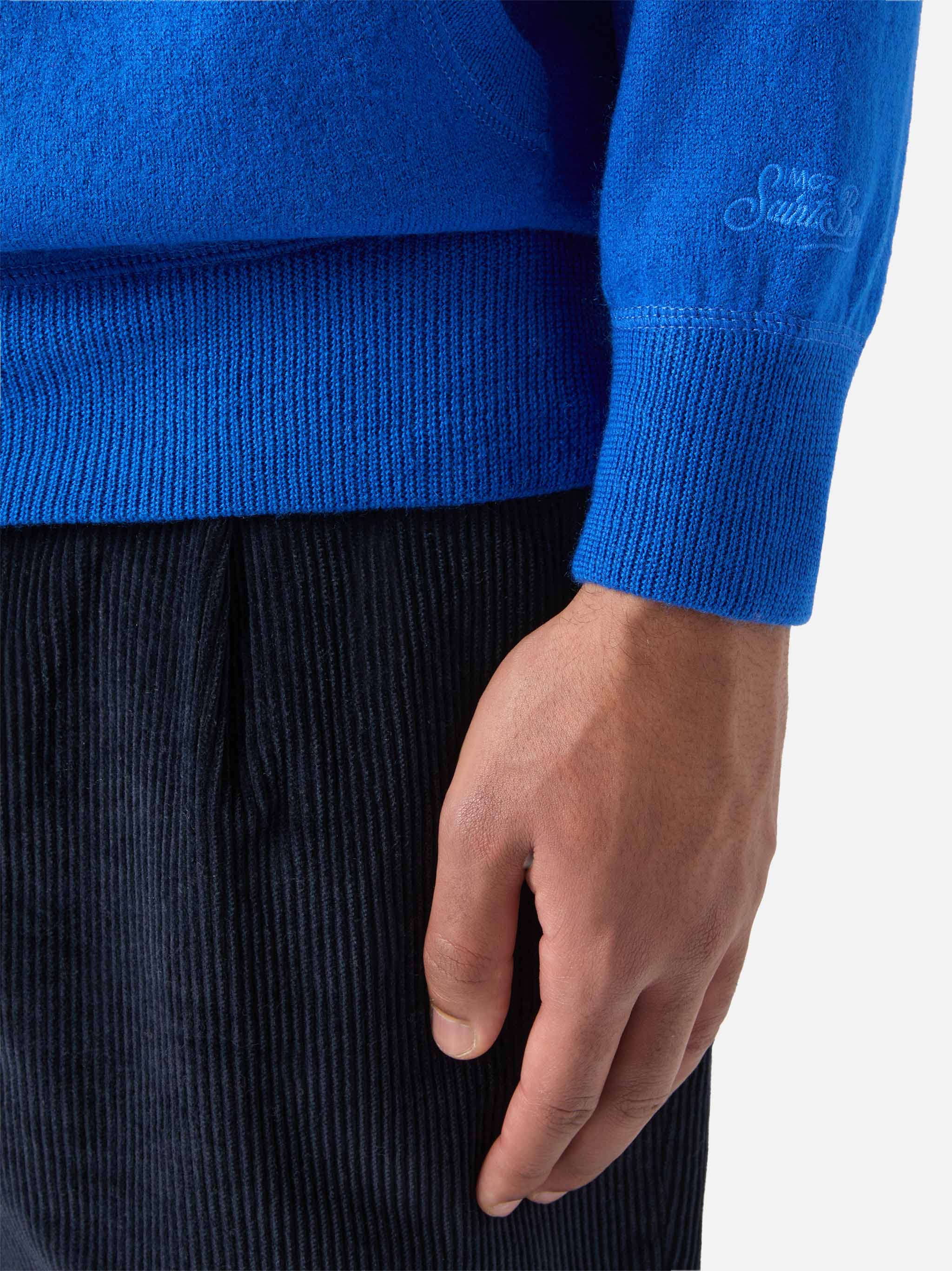 Crewneck hooded sweater Jake with Week-end Off embroidery - Image 4