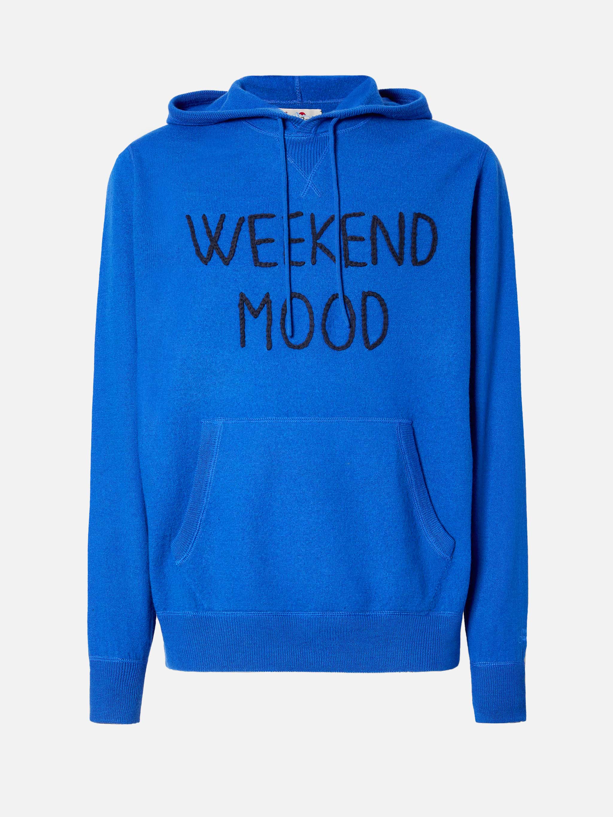Crewneck hooded sweater Jake with Week-end Off embroidery - Image 5