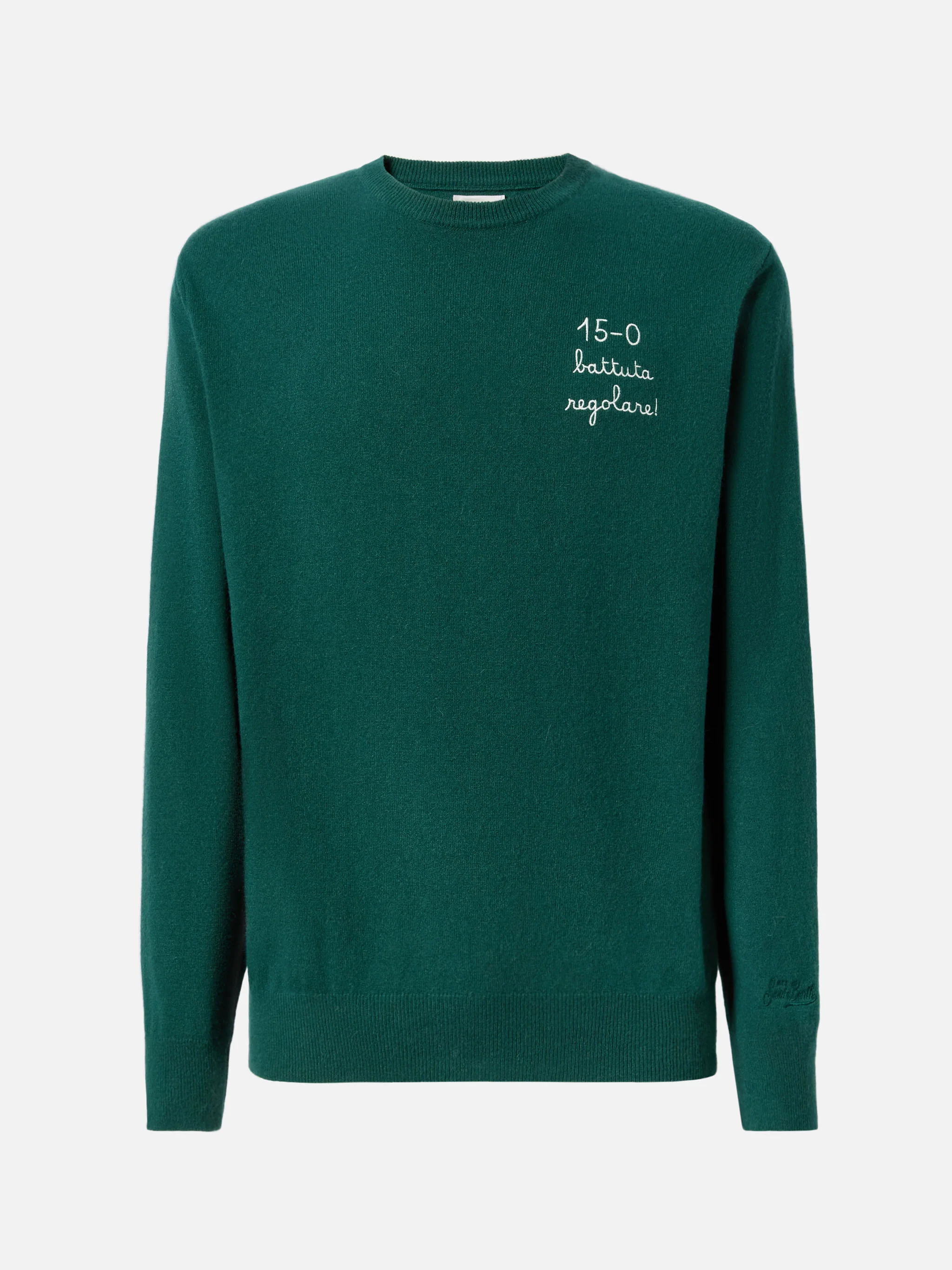 Crewneck Heron Light with 15/0 battuta regolare! embroidery | VACANZE DI NATALE SPECIAL EDITION - Image 5