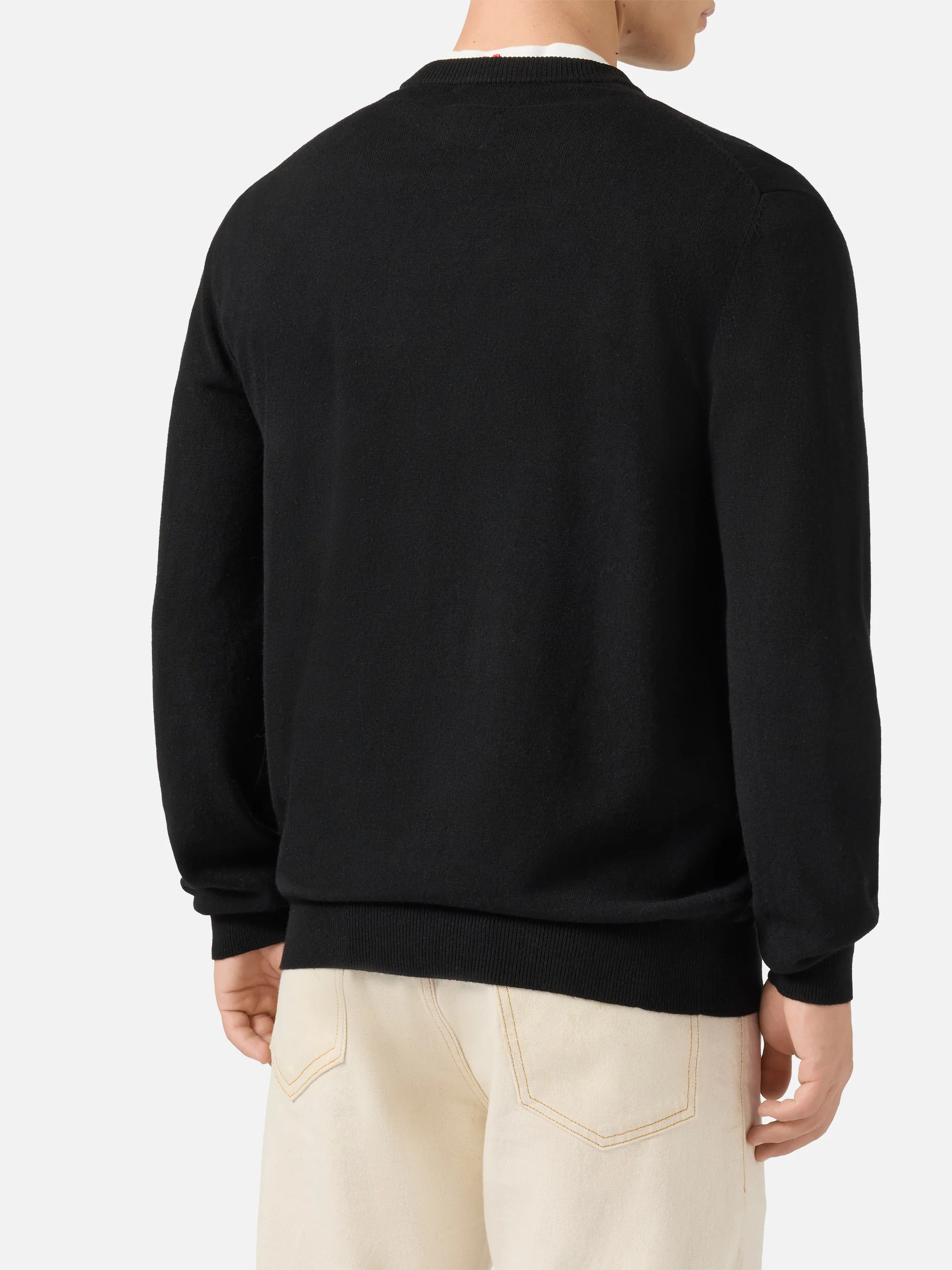 Crewneck Heron Light with A Capodanno siamo dai Fürstenberg! embroidery | VACANZE DI NATALE SPECIAL EDITION - Image 4