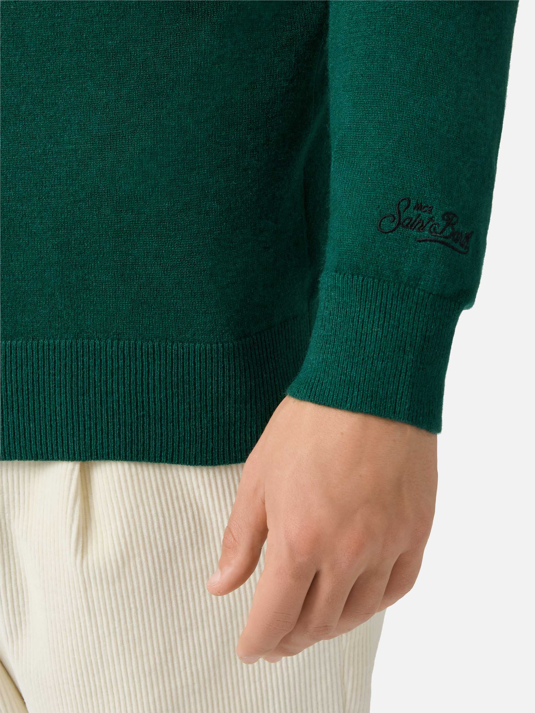 Crewneck sweater Heron Light with Busy from day to night embroidery - Image 3