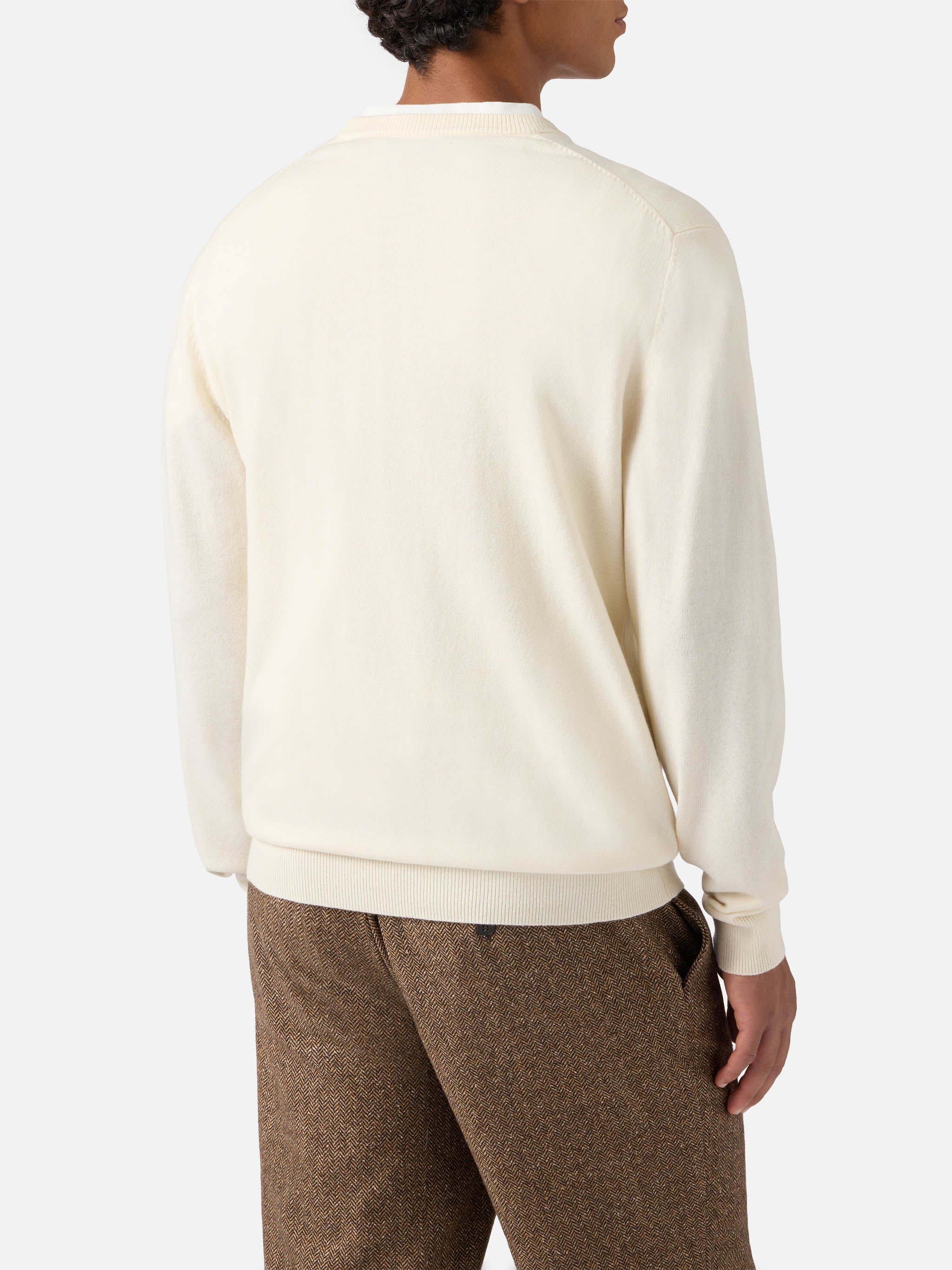 Crewneck sweater Heron Light with Coke is too expensive embroidery - Image 3