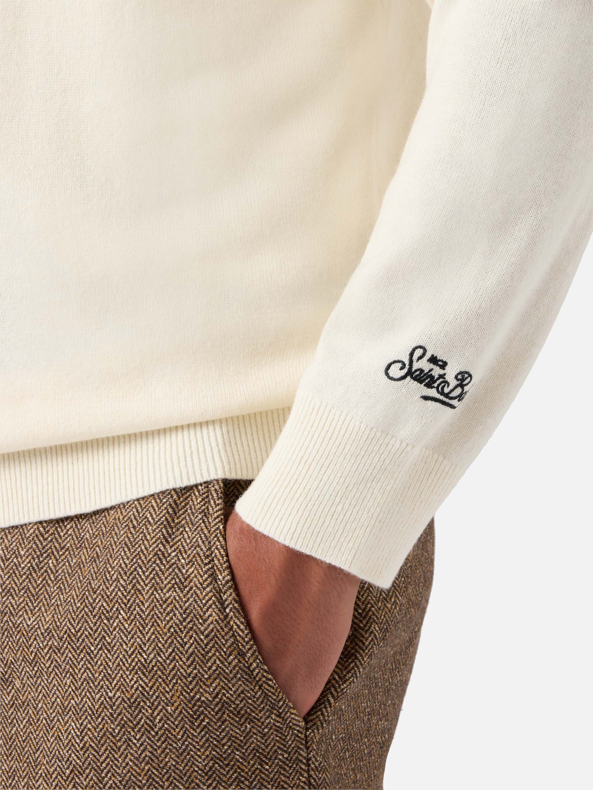Crewneck sweater Heron Light with Coke is too expensive embroidery - Image 4