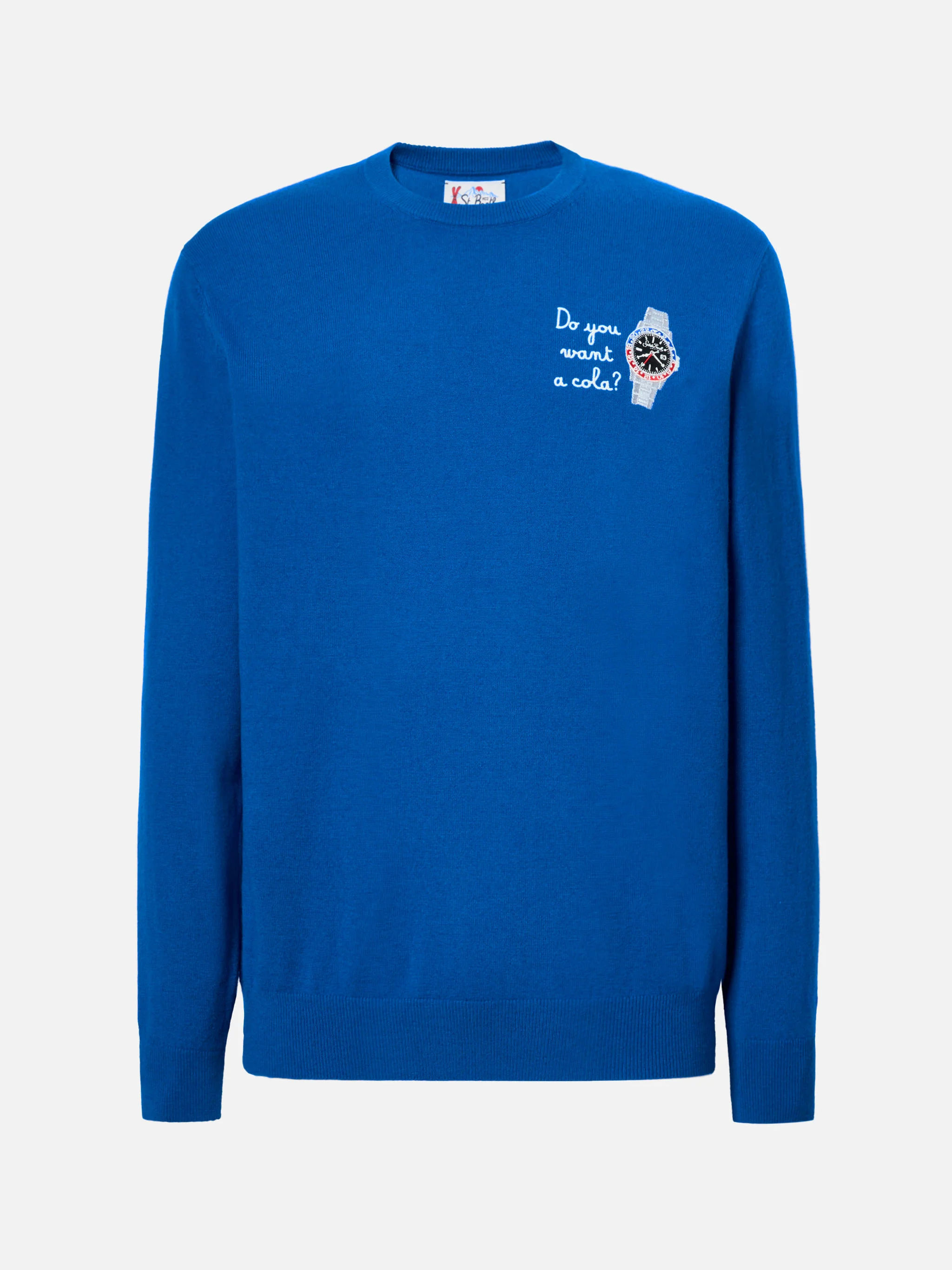 Crewneck sweater Heron Light with Do you want a cola? embroidery - Image 5