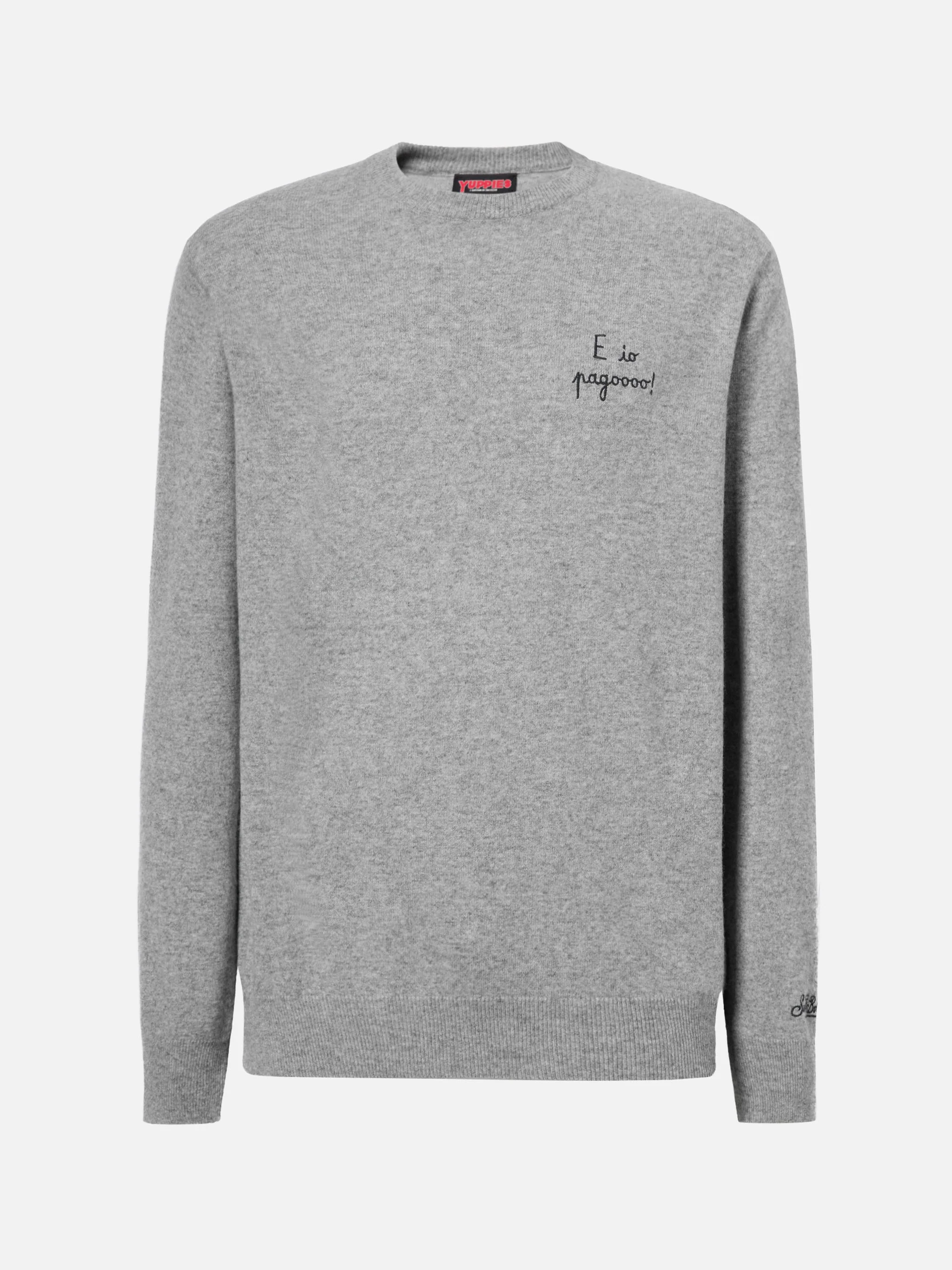 Crewneck sweater Heron Light with E io pagooo embroidery | YUPPIES SPECIAL EDITION - Image 5