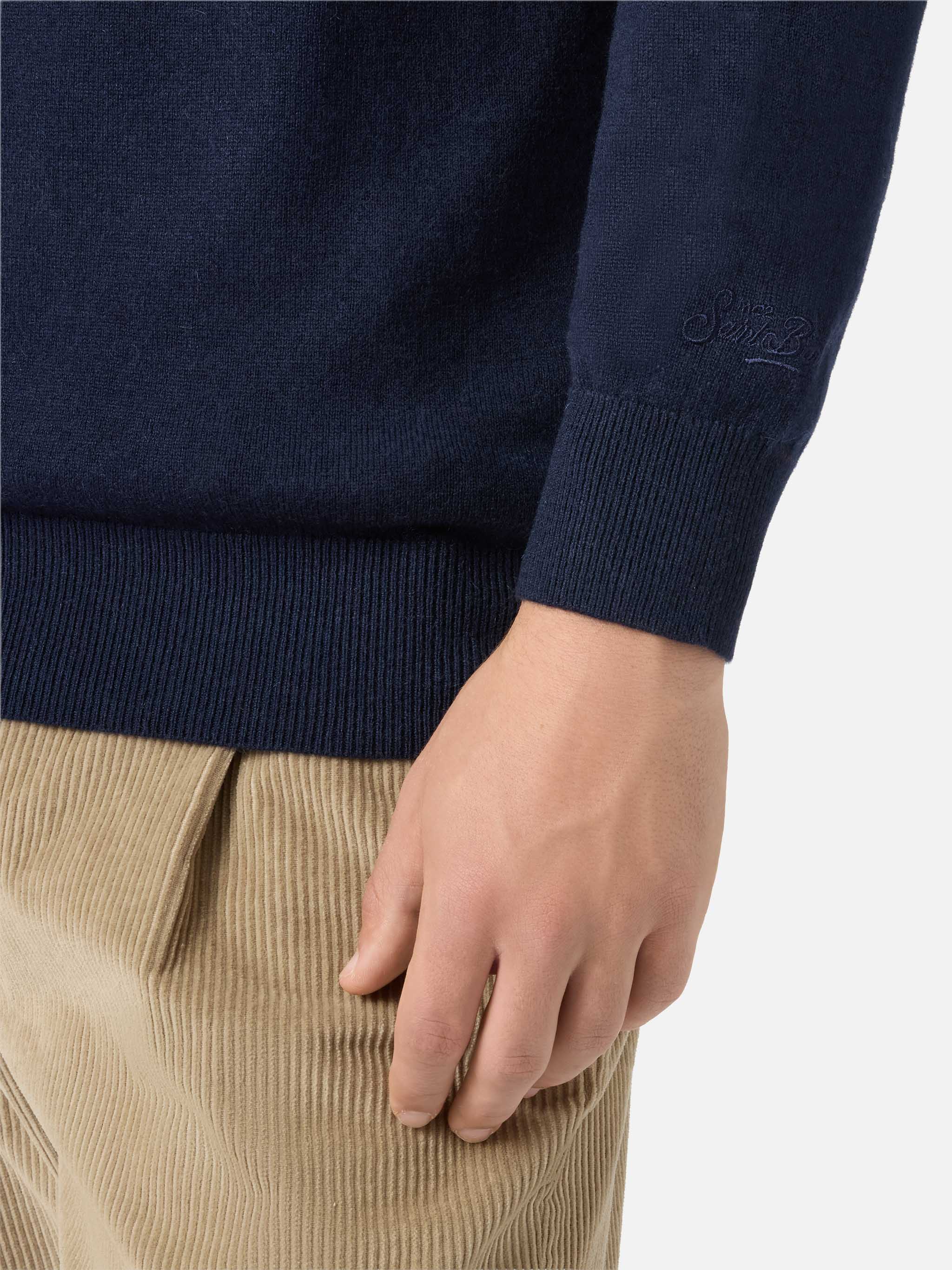 Crewneck sweater Heron Light with Gin Club embroidery - Image 3
