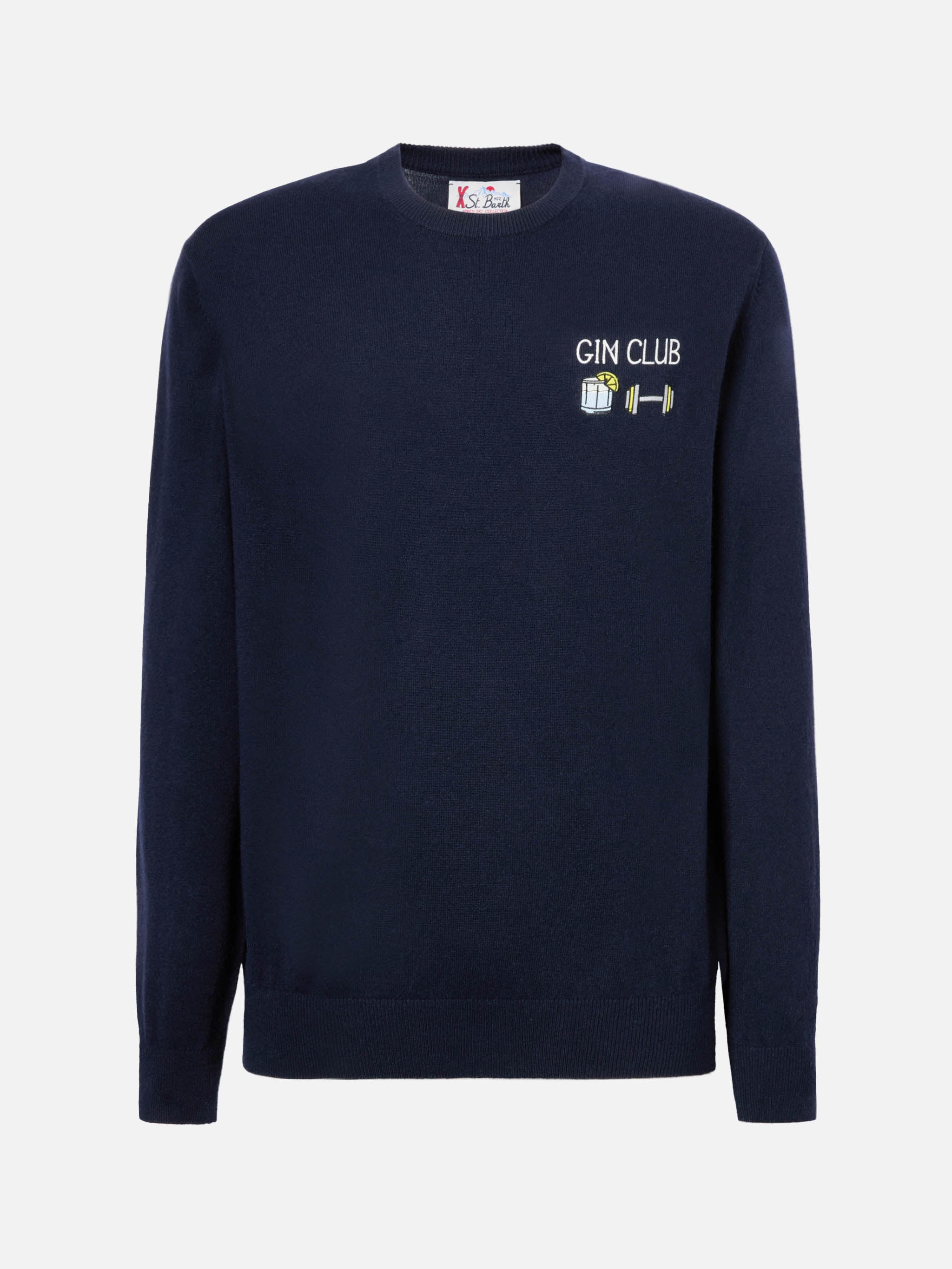 Crewneck sweater Heron Light with Gin Club embroidery - Image 5