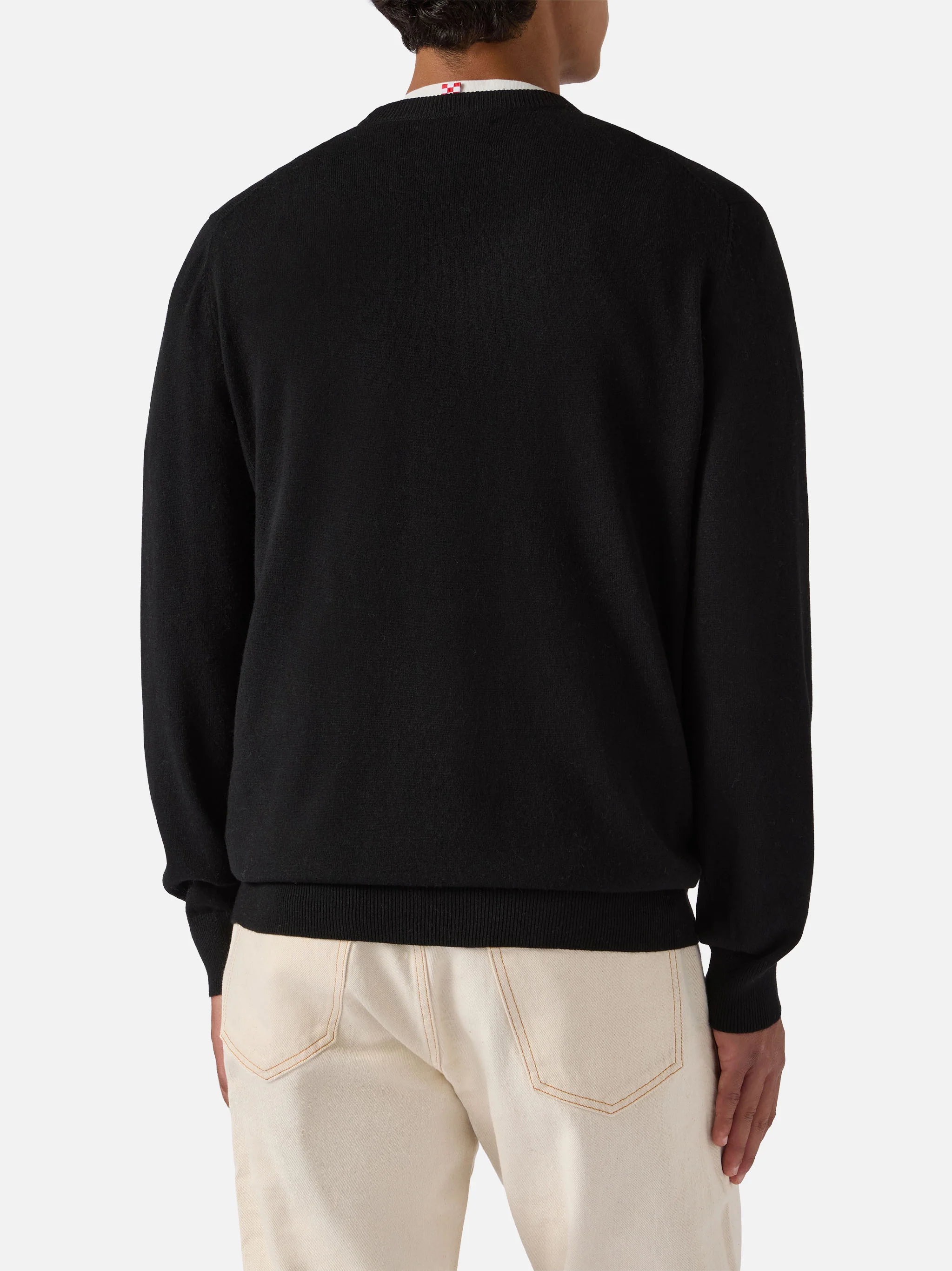 Crewneck sweater Heron Light with Golden Power embroidery - Image 4