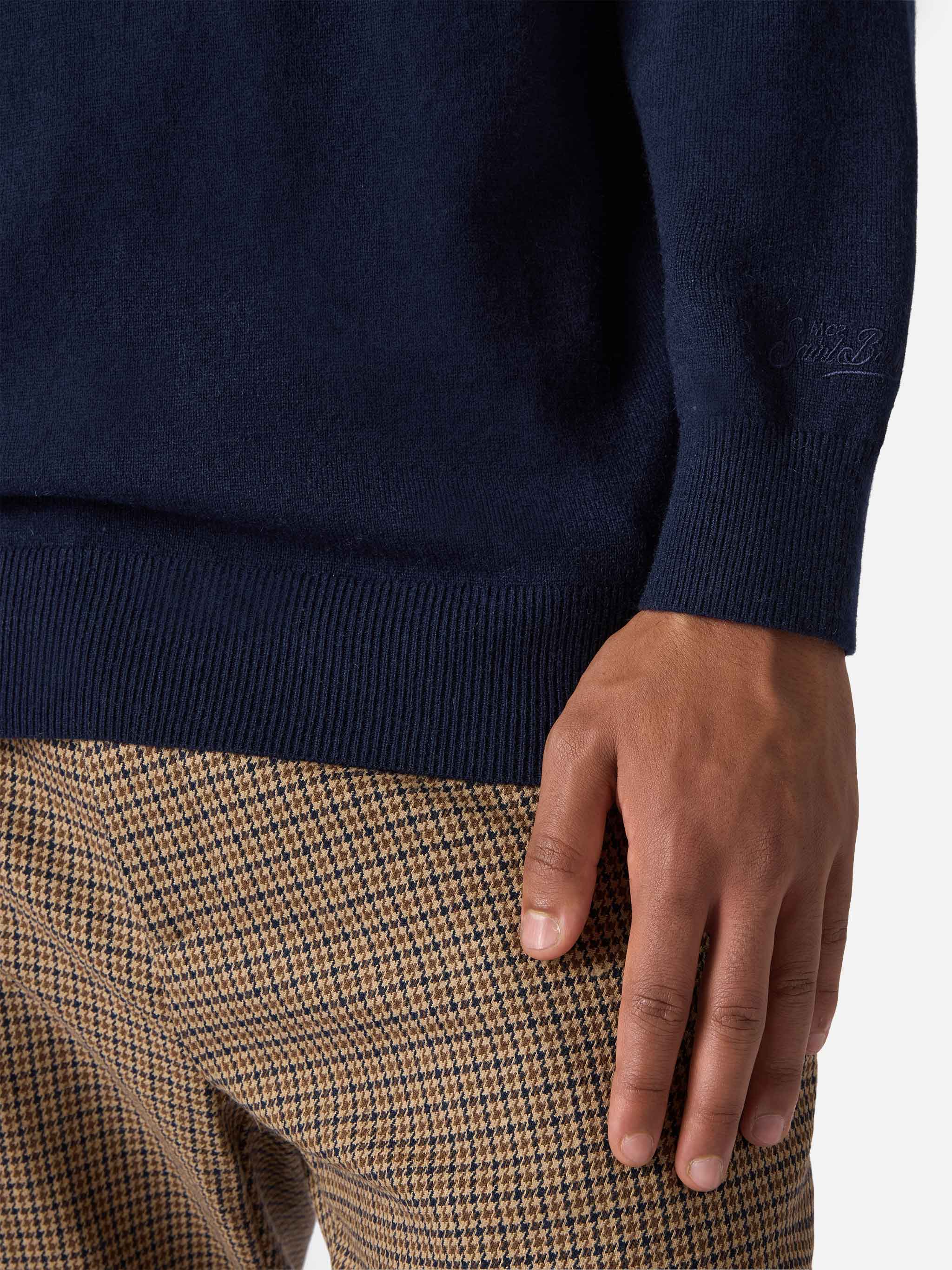 Crewneck Heron Light with Sole, whisky e sei in pole position! embroidery | VACANZE DI NATALE SPECIAL EDITION - Image 3