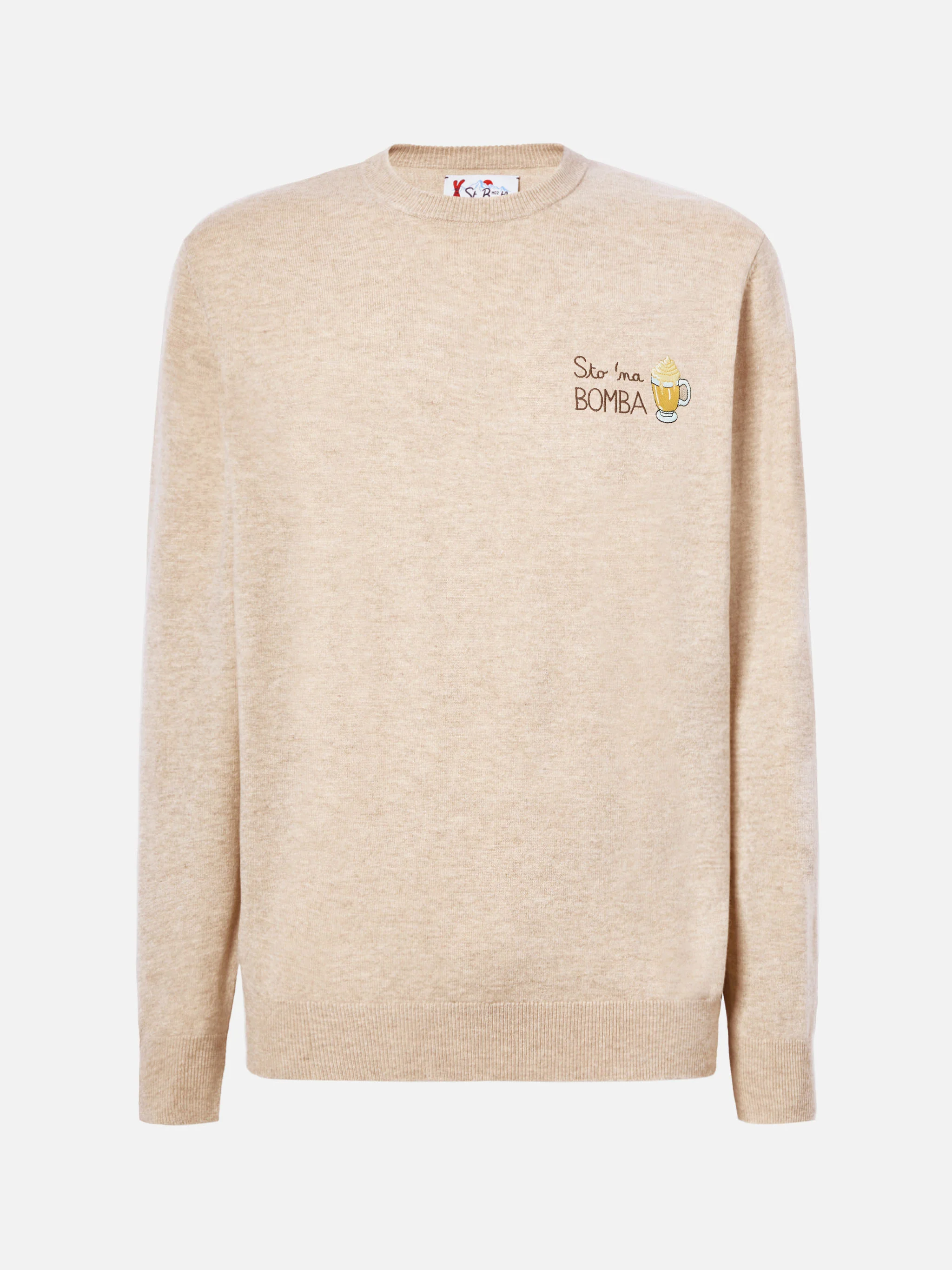 Crewneck sweater Heron Light with Sto na bomba embroidery - Image 5
