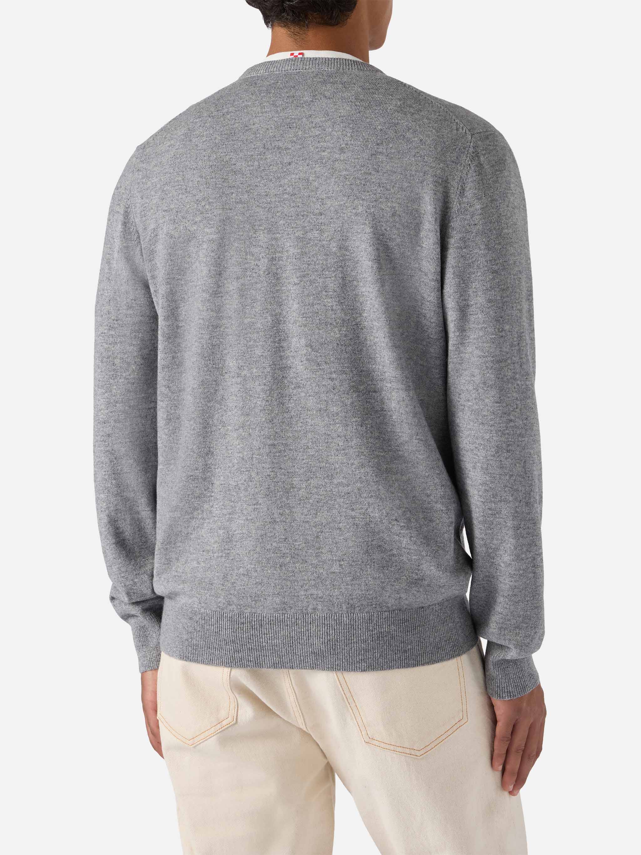 Crewneck sweater Heron Light with Uncle Scrooge embroidery | DISNEY SPECIAL EDITION - Image 4