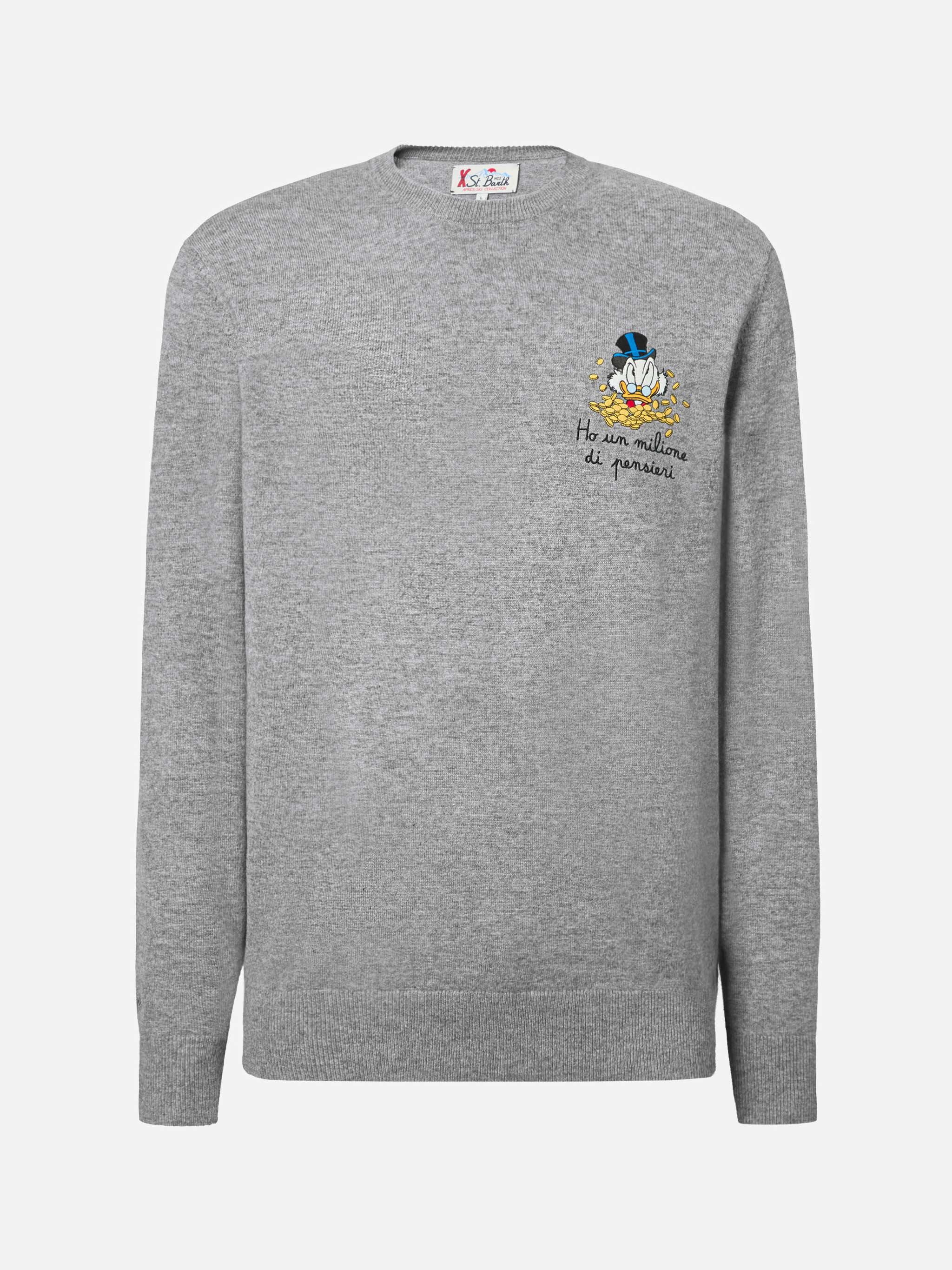 Crewneck sweater Heron Light with Uncle Scrooge embroidery | DISNEY SPECIAL EDITION - Image 5