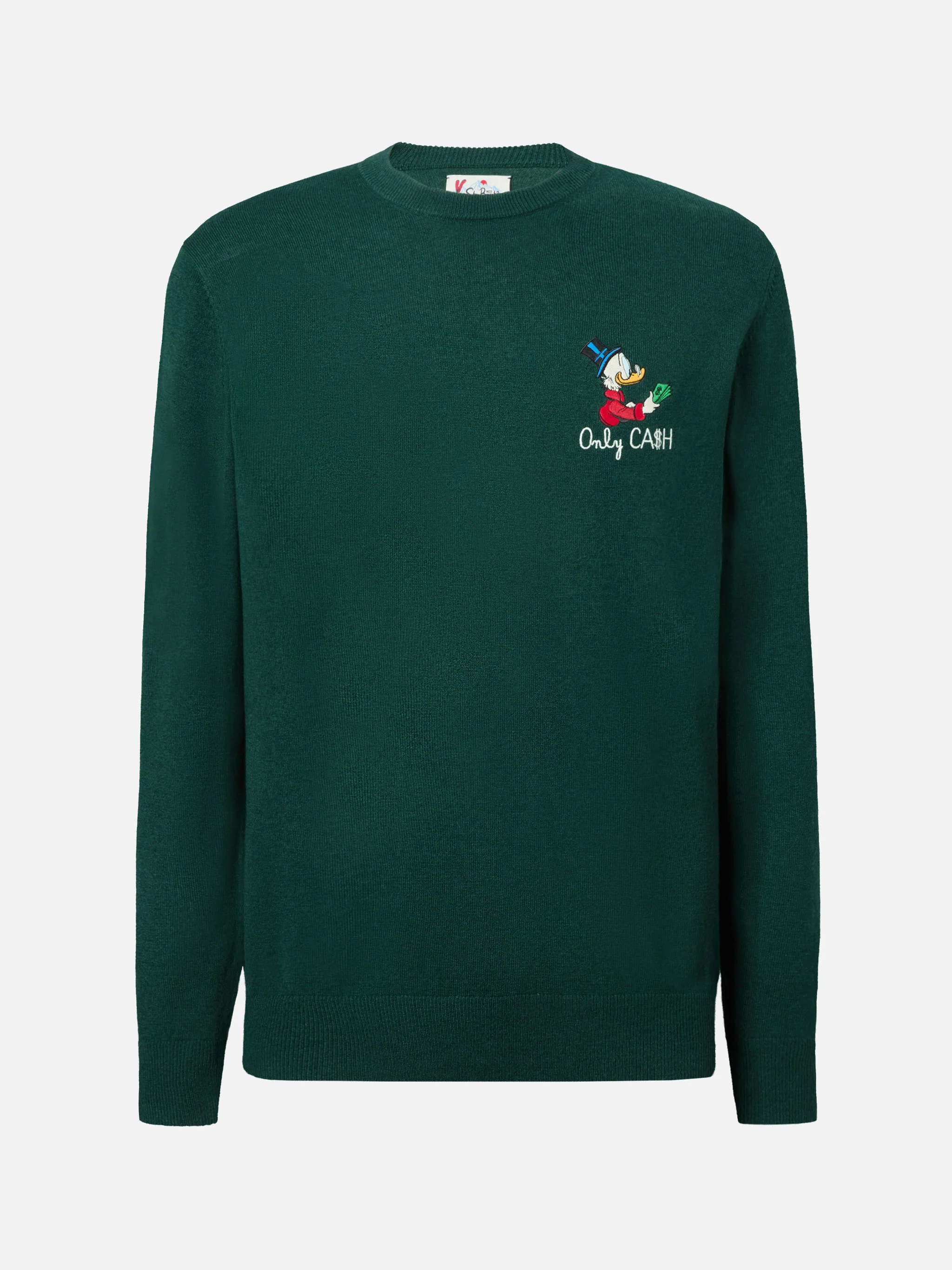 Crewneck sweater Heron Light with Uncle Scrooge embroidery |DISNEY SPECIAL EDITION - Image 5