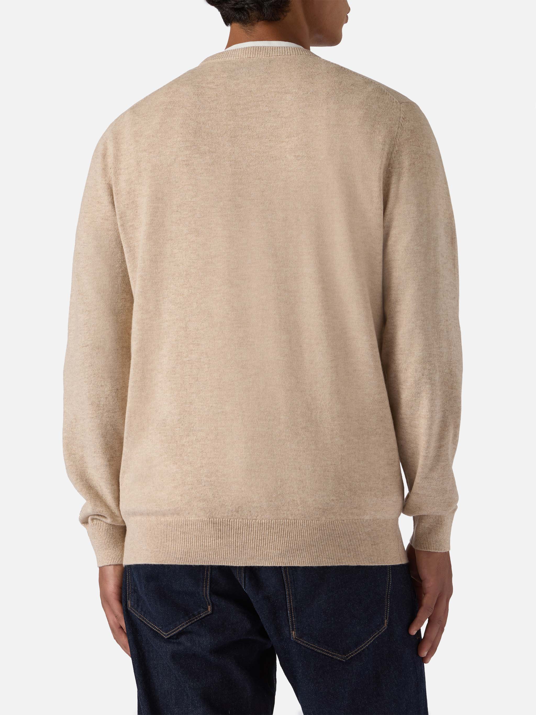 Crewneck sweater Heron Light with Va tutto al contrario embroidery - Image 4