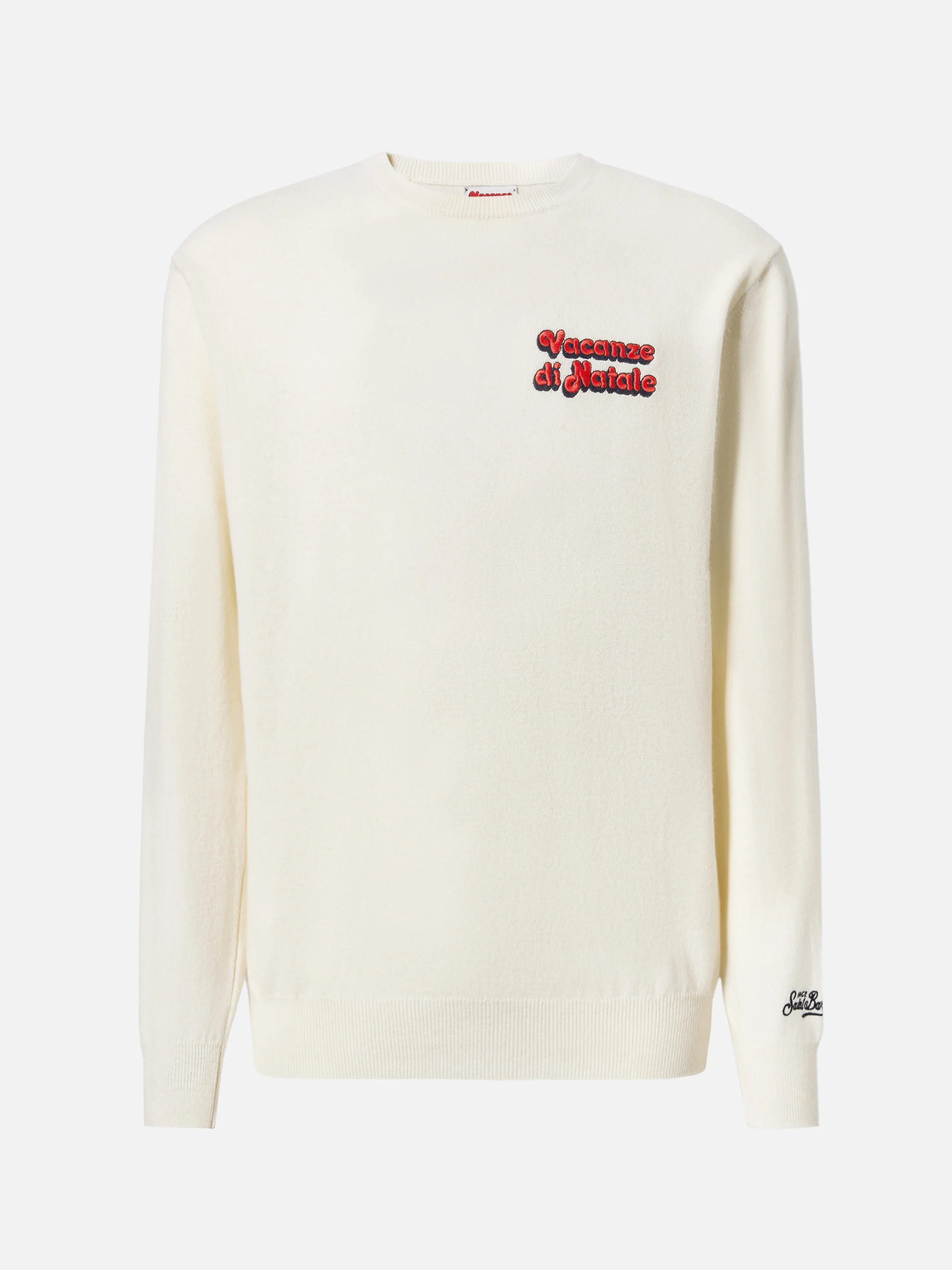 Crewneck Heron Light with Vacanze di Natale embroidery | VACANZE DI NATALE SPECIAL EDITION - Image 5