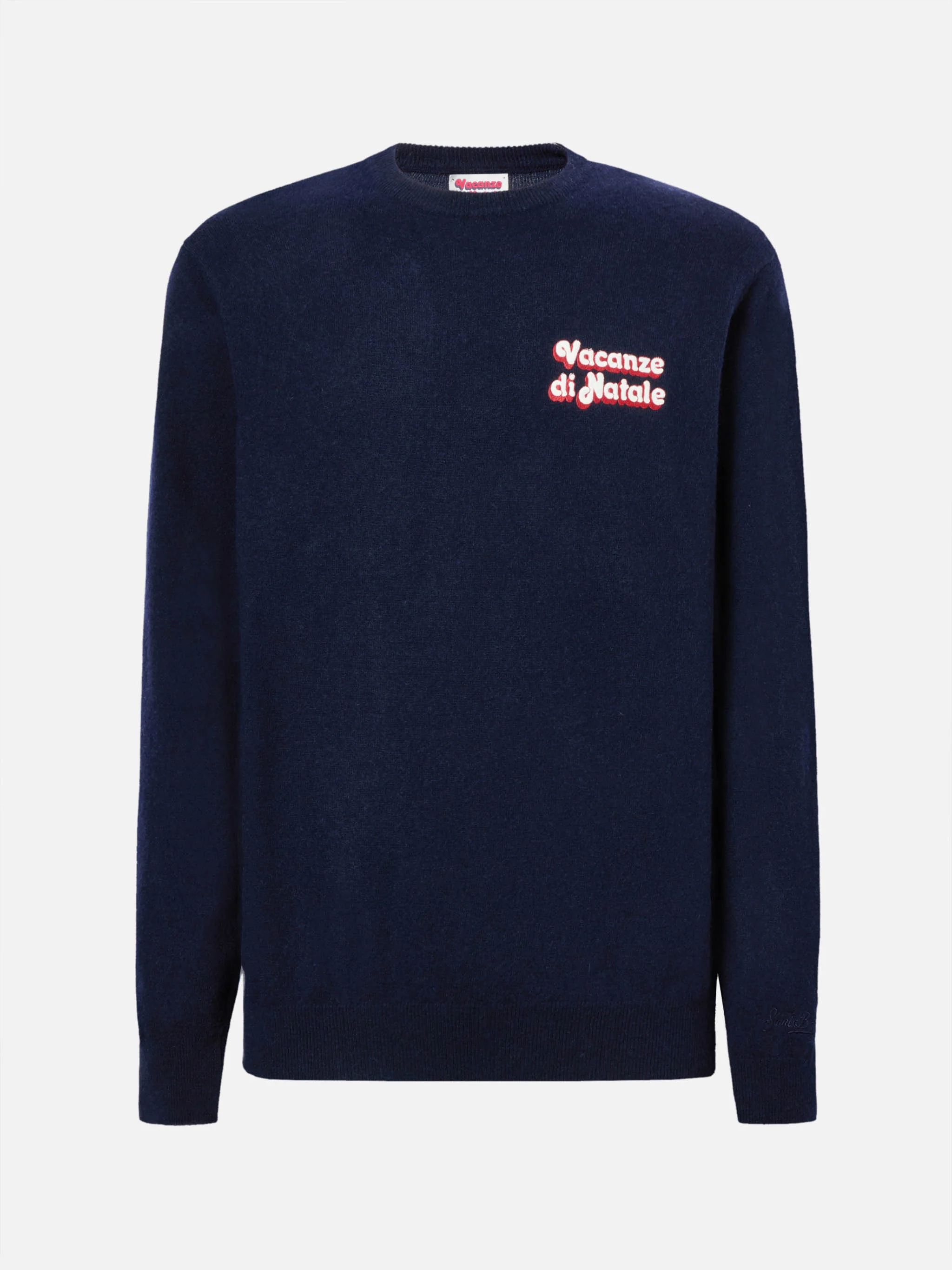 Crewneck Heron Light with Vacanze di Natale embroidery | VACANZE DI NATALE SPECIAL EDITION - Image 5