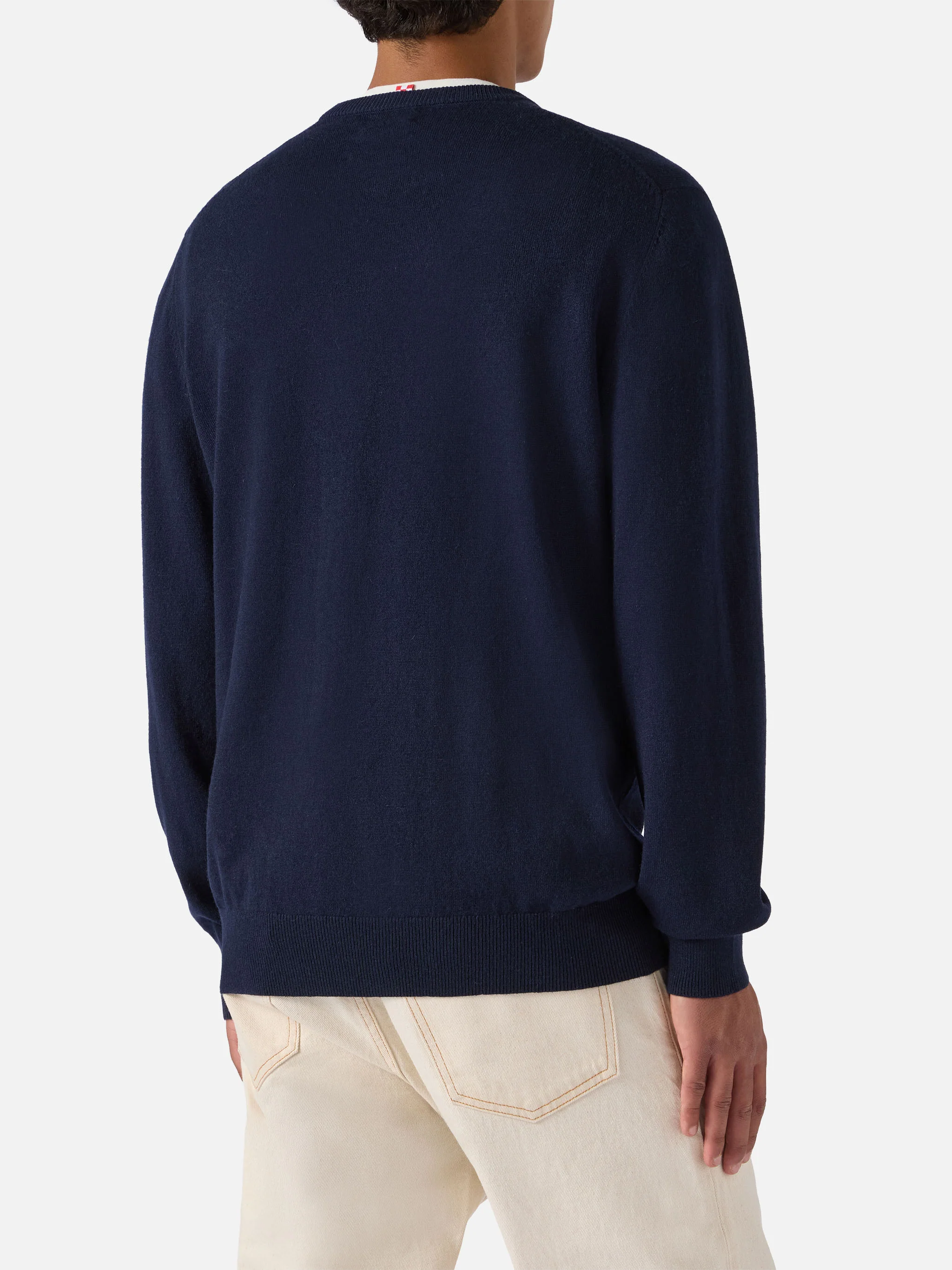 Crewneck Heron Light with Via della Spiga… Alboreto is nothing! embroidery | VACANZE DI NATALE SPECIAL EDITION - Image 4