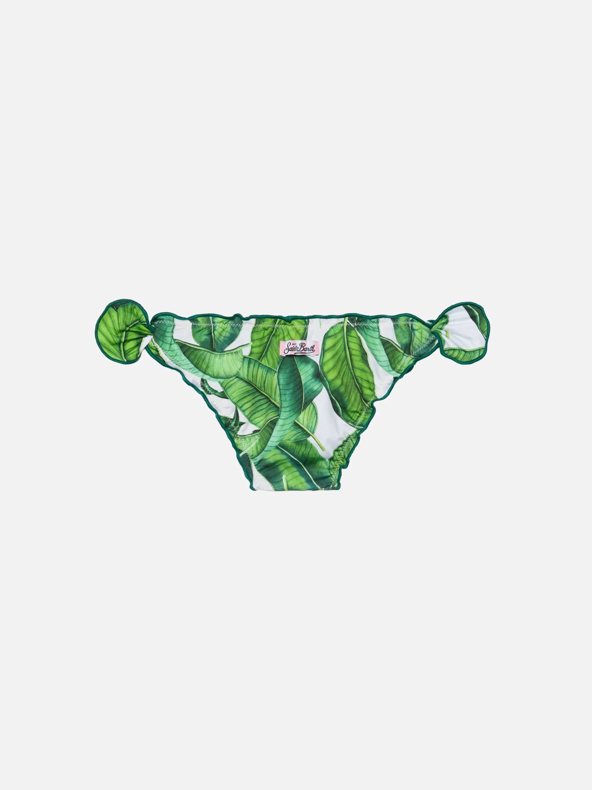 Cric classic swim briefs with banana leaves print - Image 2