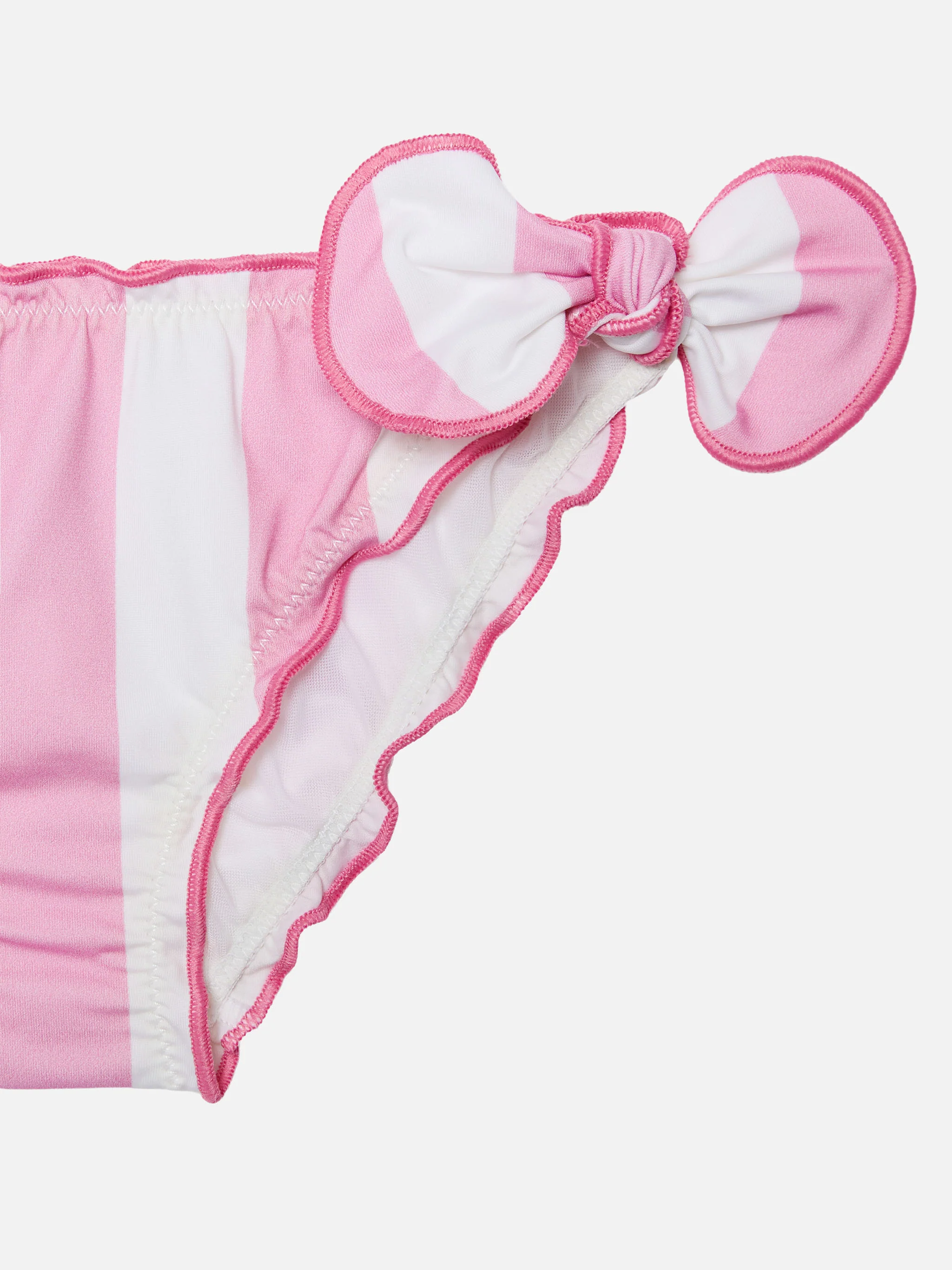 Cric classic swim briefs with pink striped print - Image 3