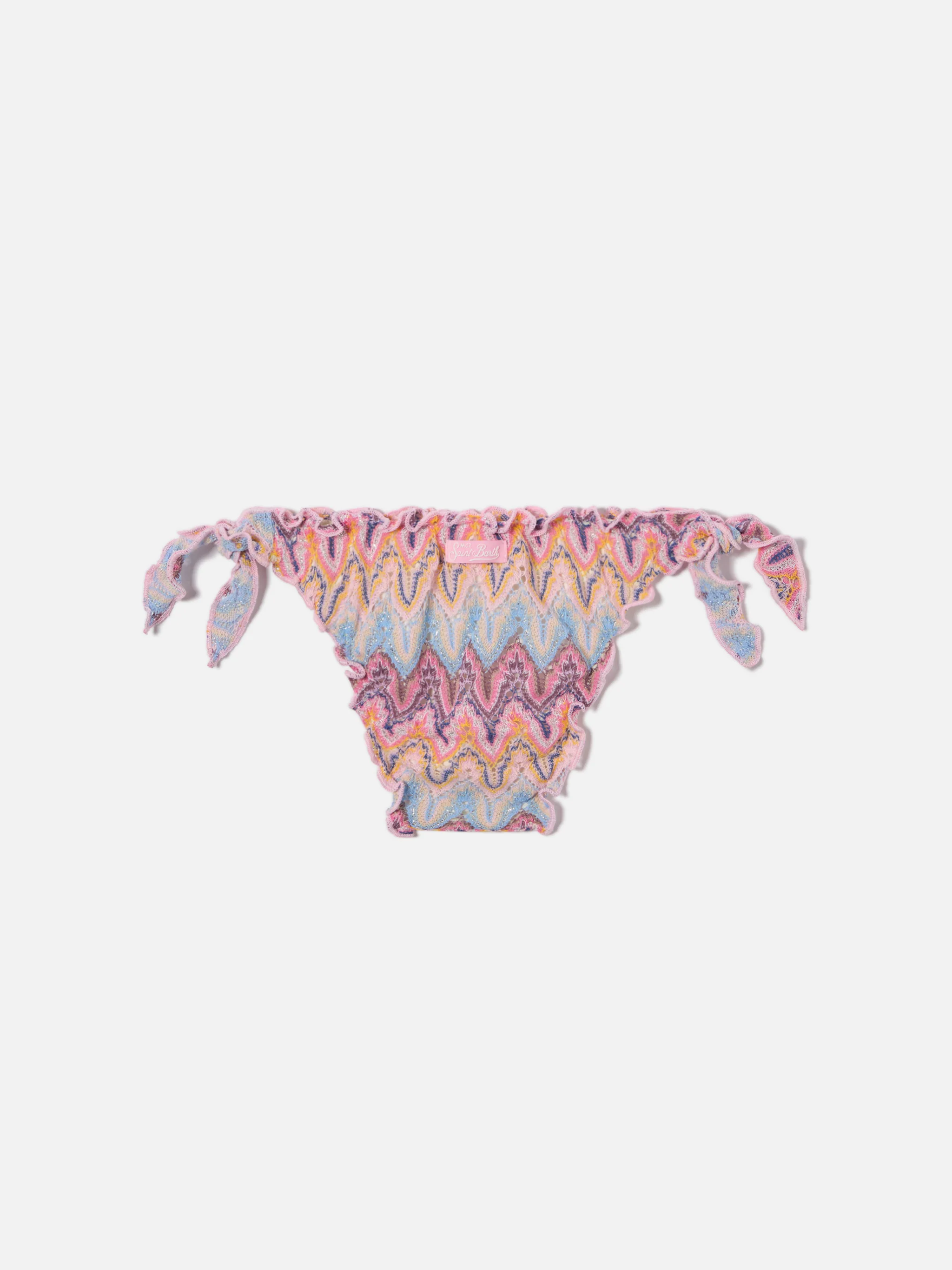 Cric multicolor raschel swim briefs in shades of pink - Image 2
