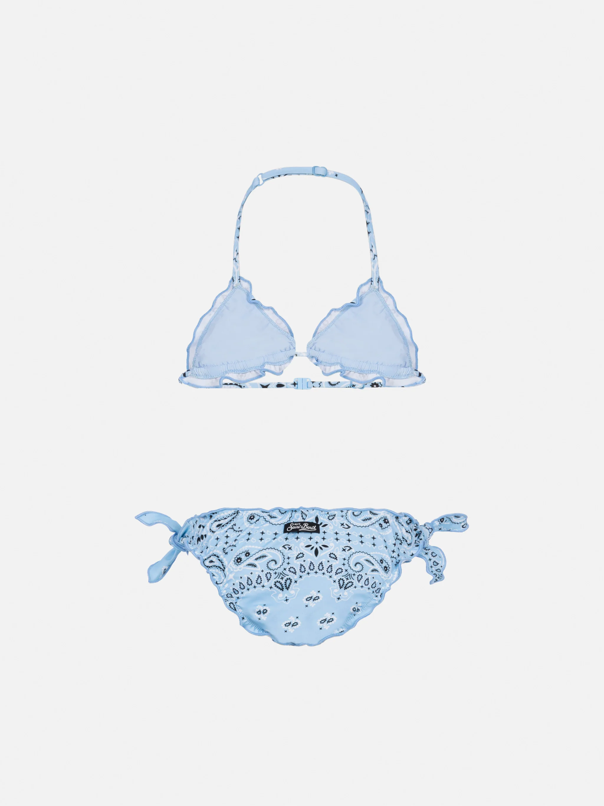 Cris classic triangle bikini with bandanna print - Image 2