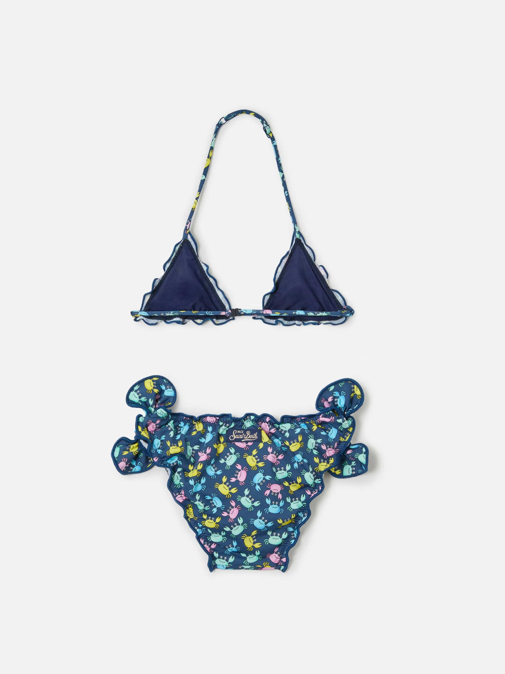 Cris classic triangle bikini with crab print - Image 2