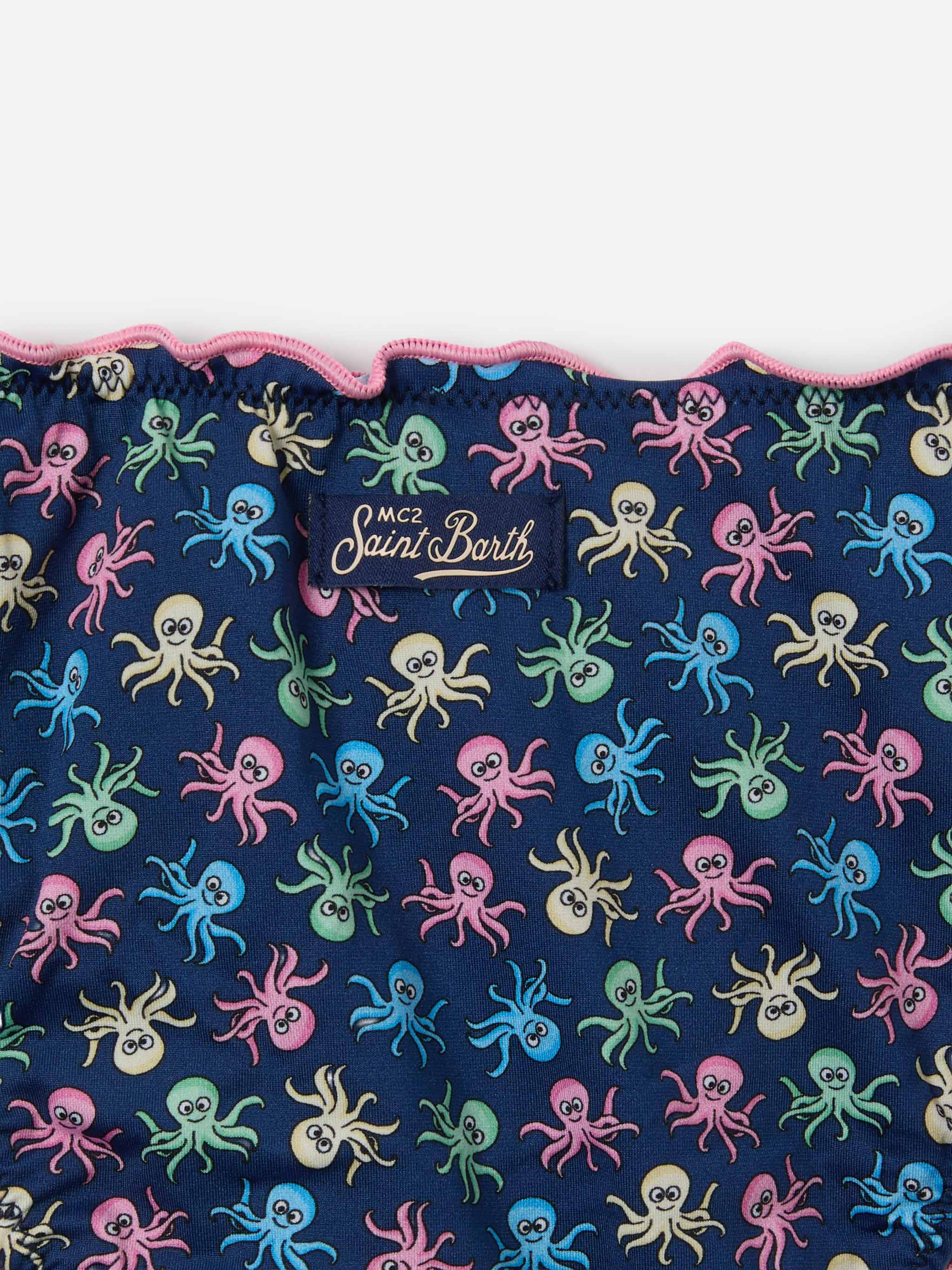 Cris stretch bikini with octopus print - Image 3