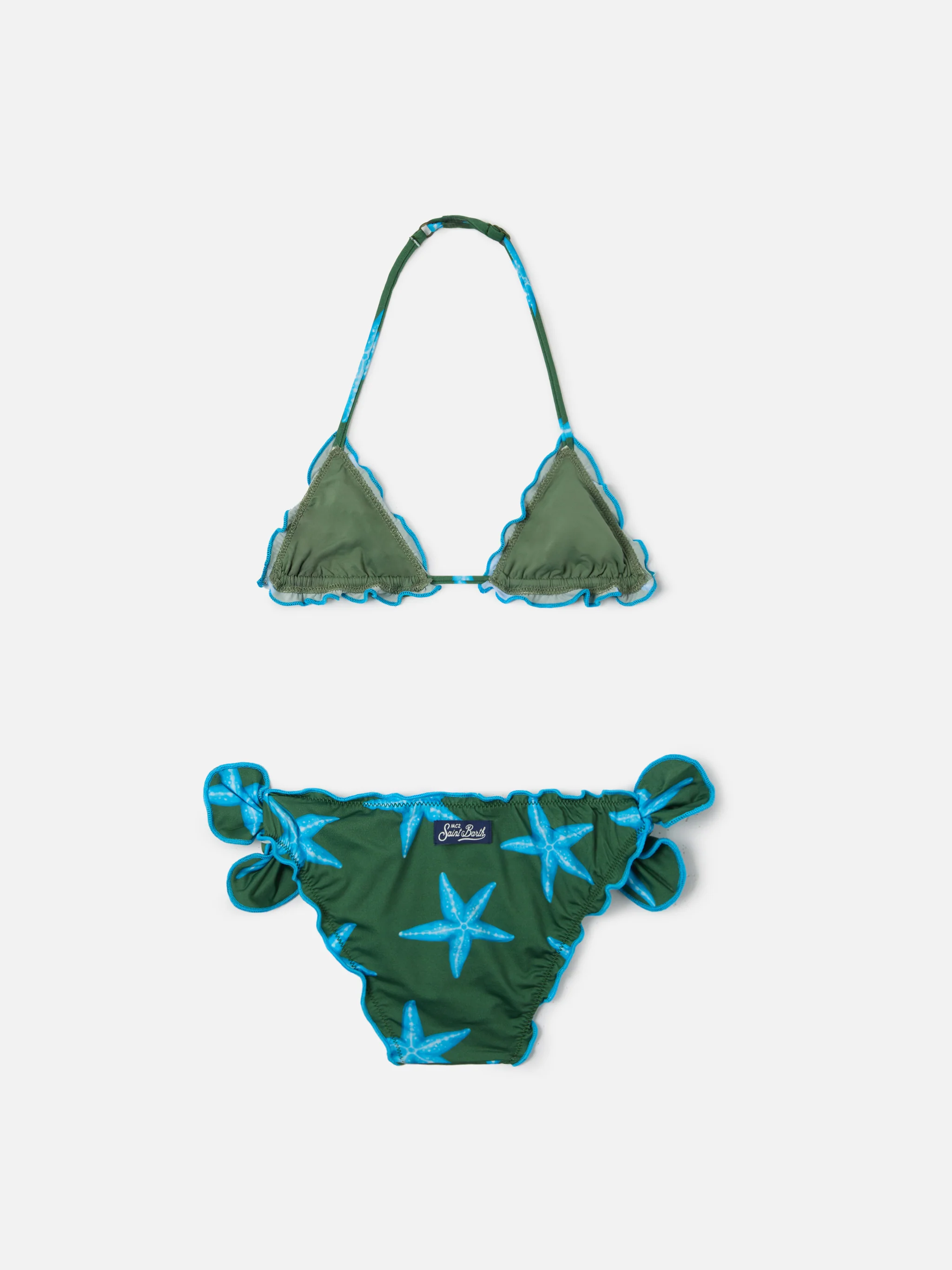 Cris classic triangle bikini with starfish print - Image 2