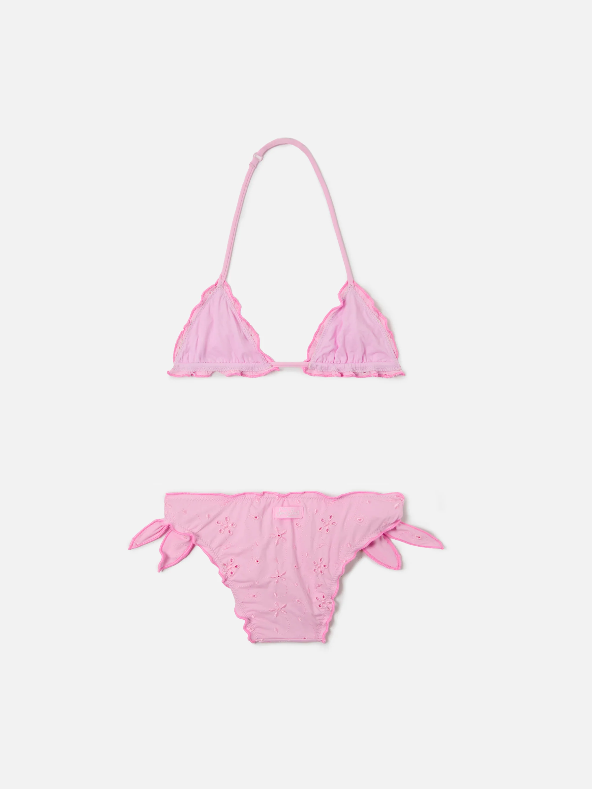 Cris sangallo bikini in pink with ruffled edges - Image 2