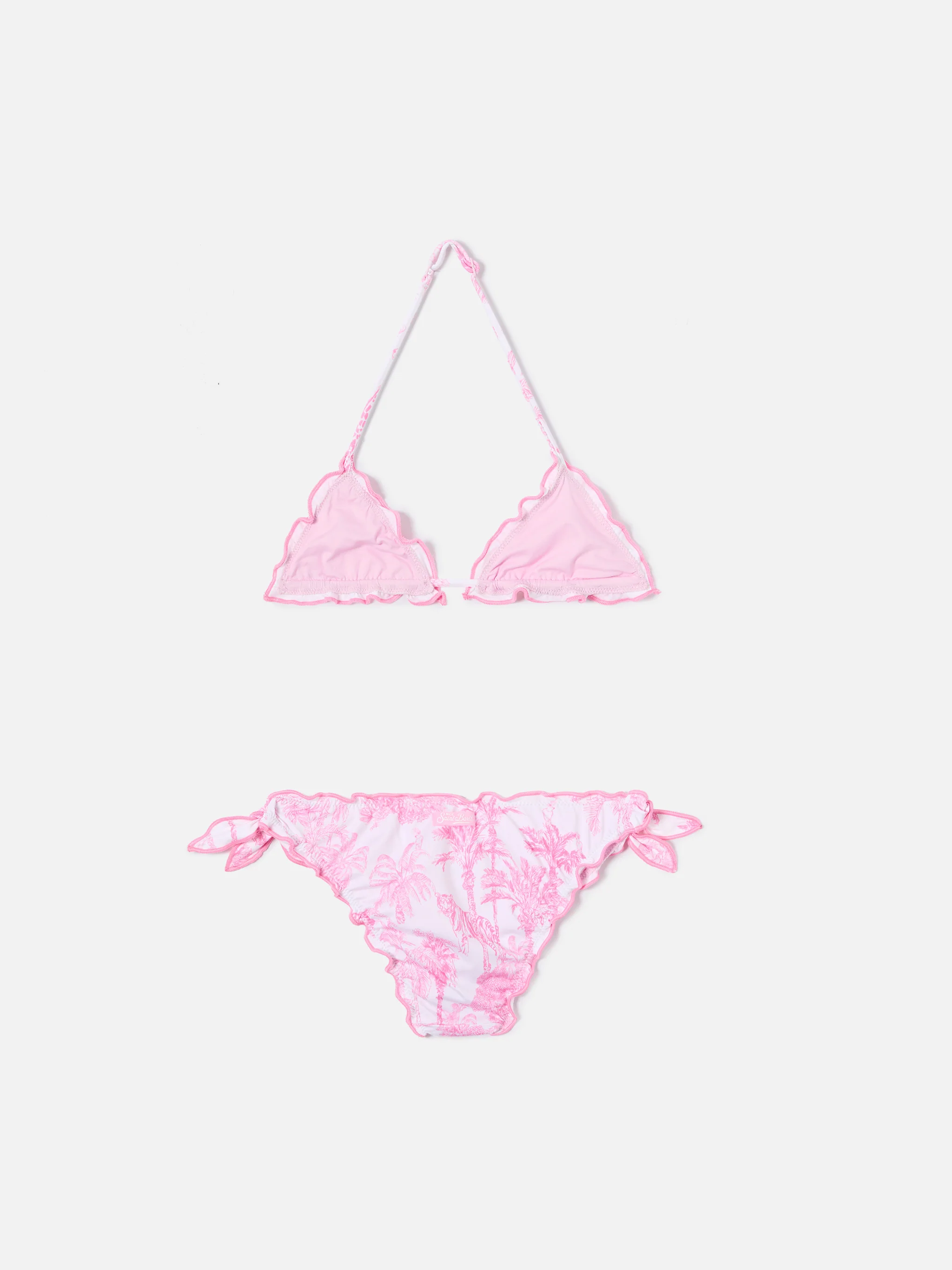 Cris stretch bikini with toile de jouy print - Image 2