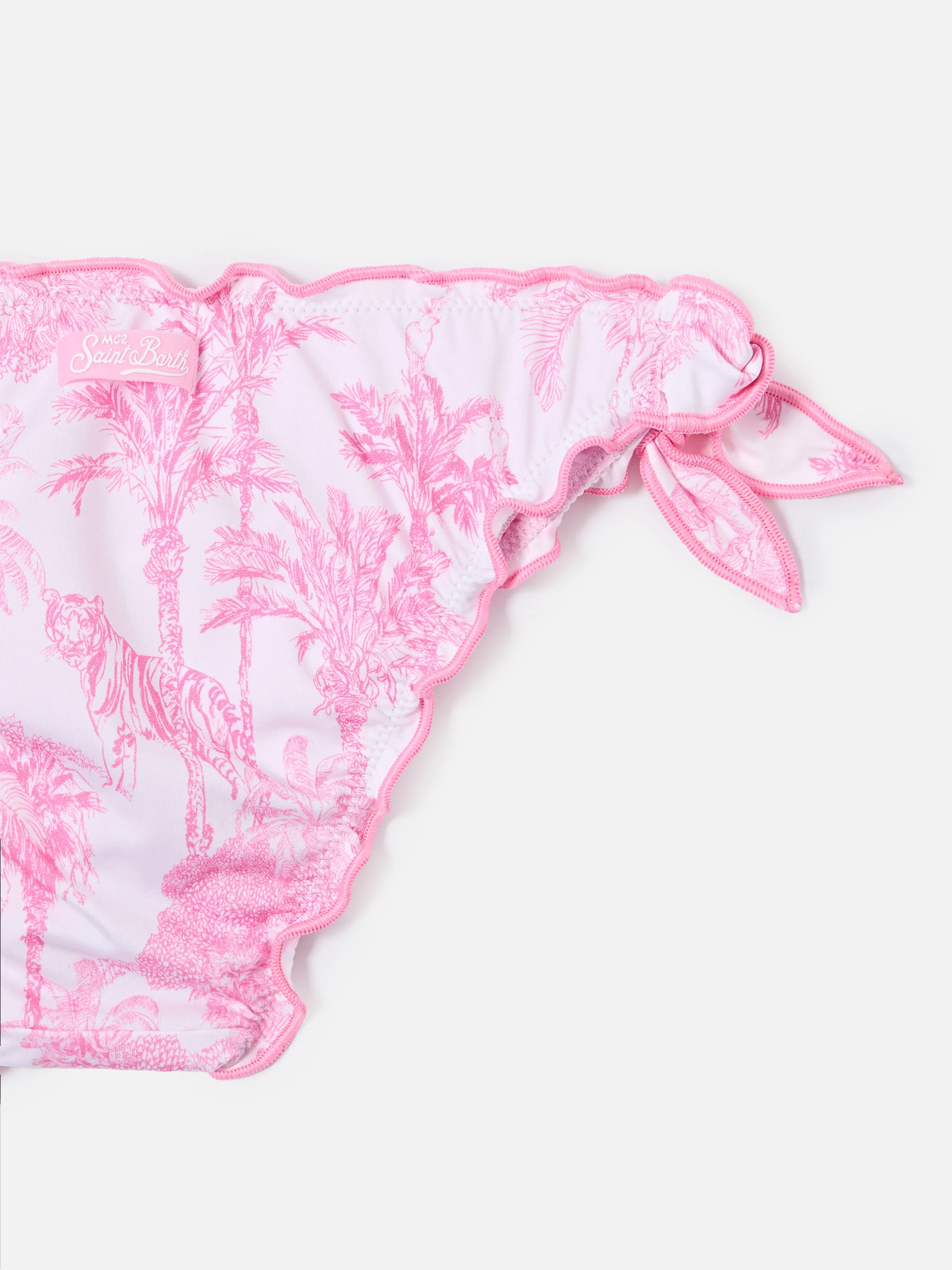 Cris stretch bikini with toile de jouy print - Image 3