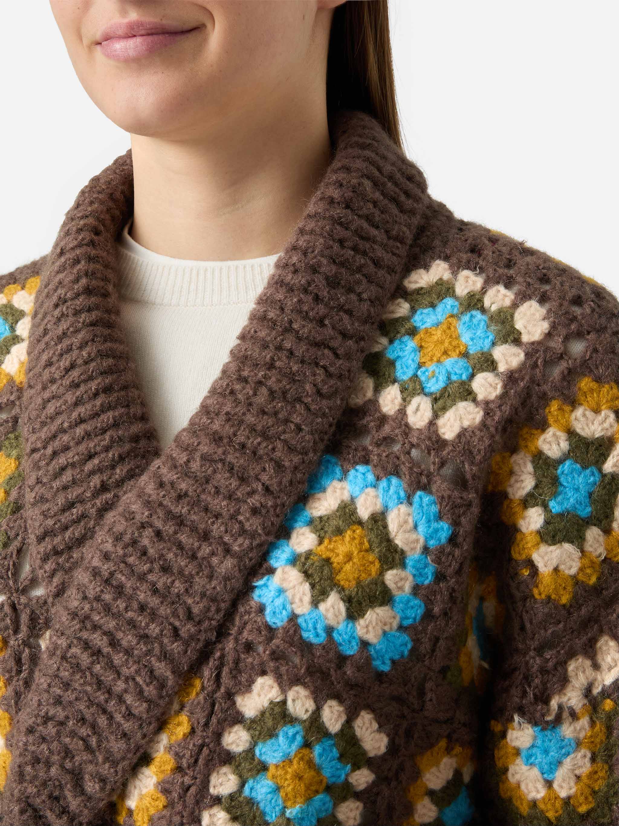Cristabel Crochet Cardigan with belt - Image 2