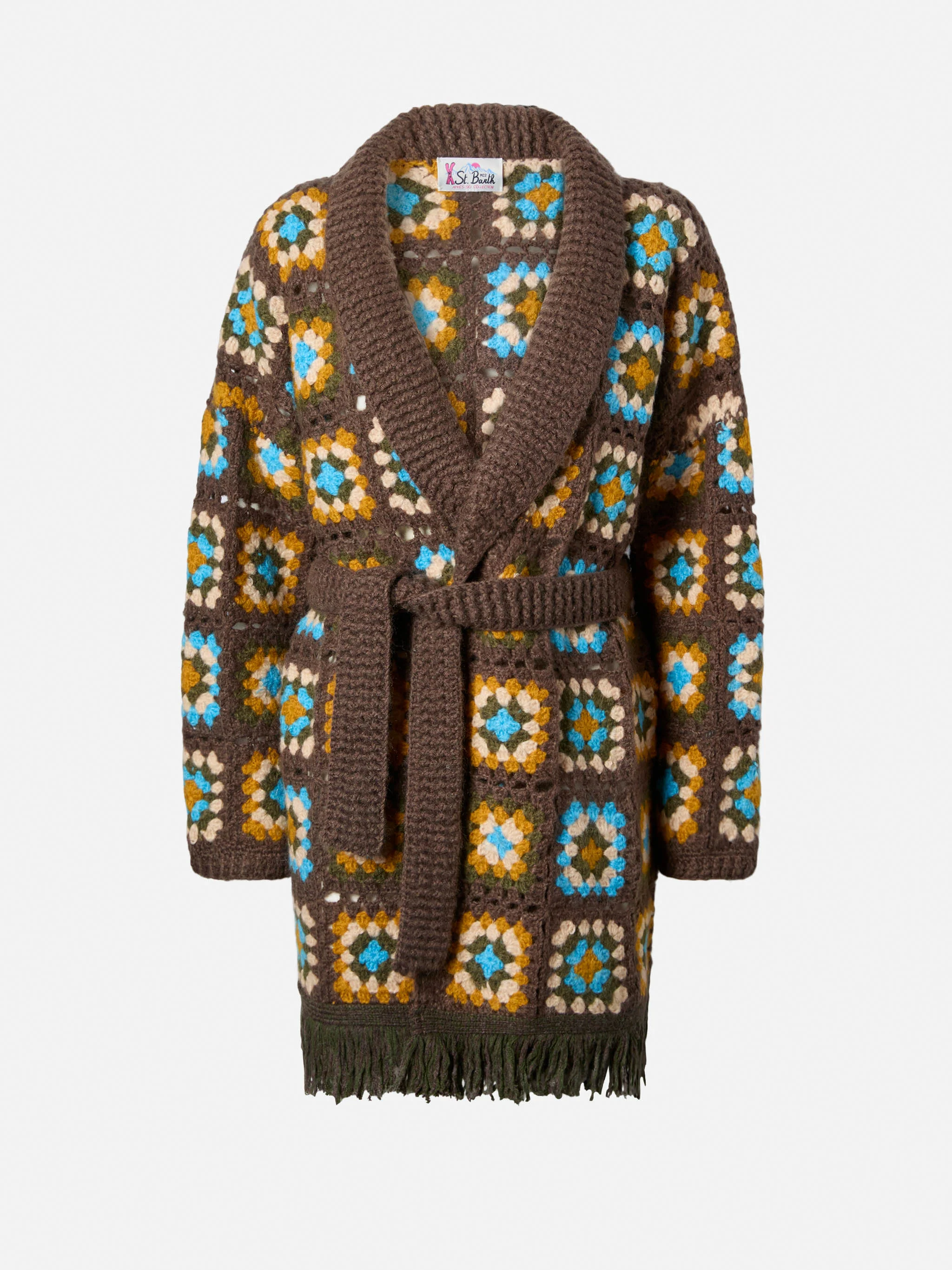 Cristabel Crochet Cardigan with belt - Image 5